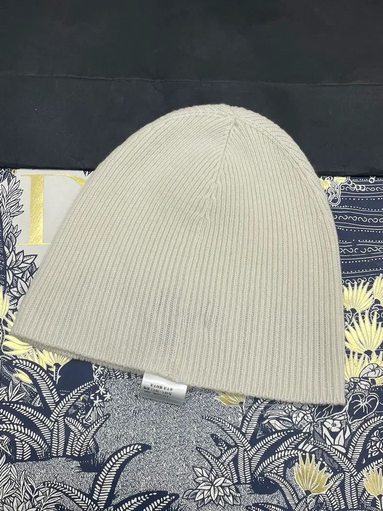Chanel Chanel 25C white letter cashmere knitted hat Size ONE SIZE - 4 Thumbnail