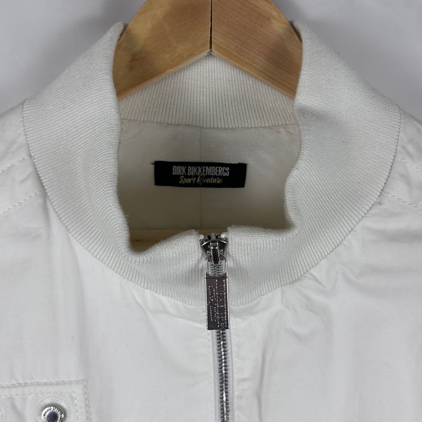 Dirk Bikkembergs S/S09 White Sports Couture Button Jacket Size US L / EU 52-54 / 3 - 3 Thumbnail