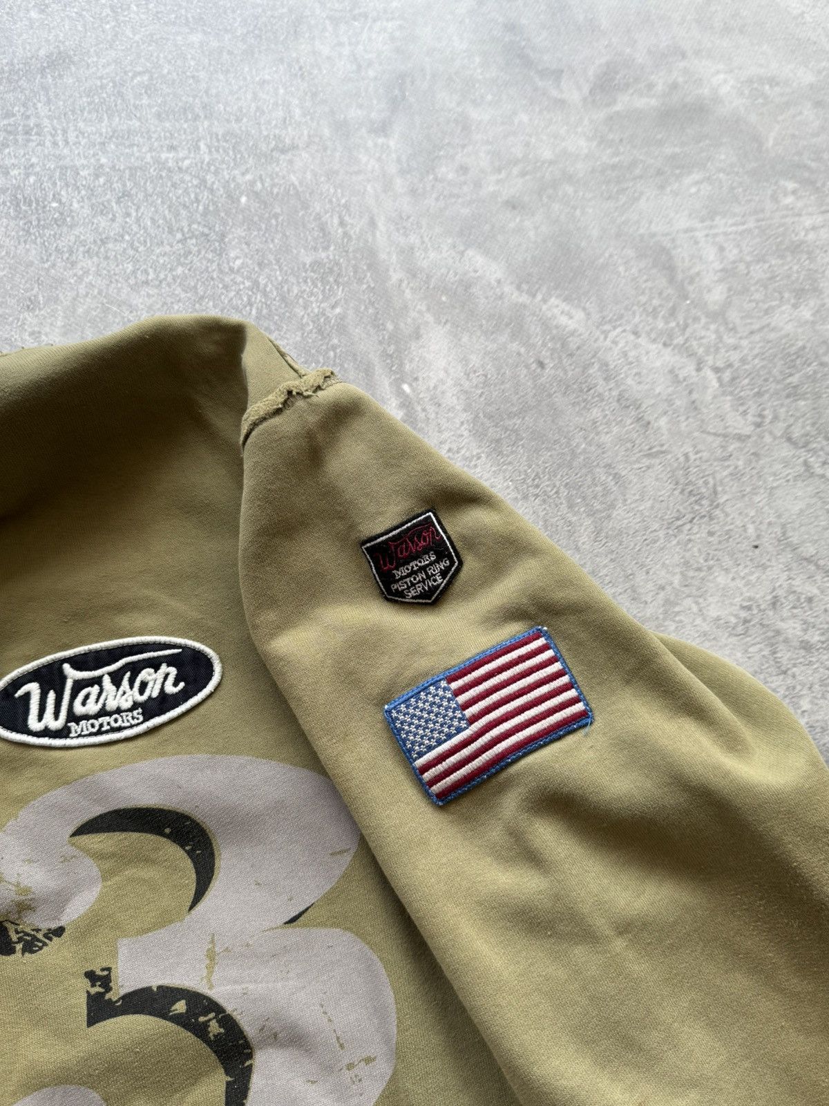 Vintage VintageTrashed Warson Motors Zip Hoodie Racing Mechanic Size US M / EU 48-50 / 2 - 8 Thumbnail