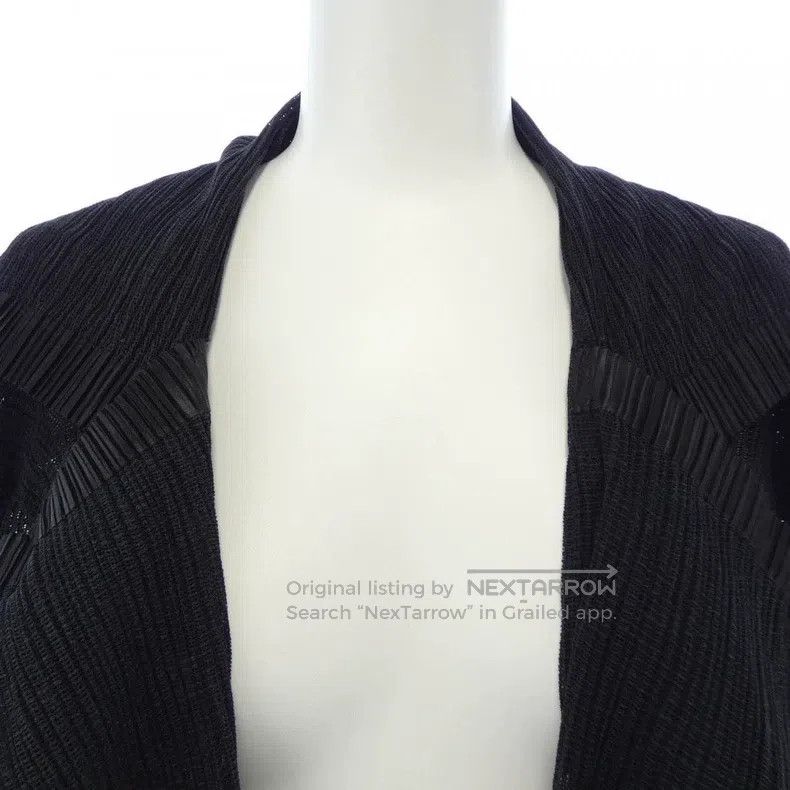 Issey Miyake Issey Miyake Vertical Pleated Sheer Cardigan Size M / US 6-8 / IT 42-44 - 3 Thumbnail
