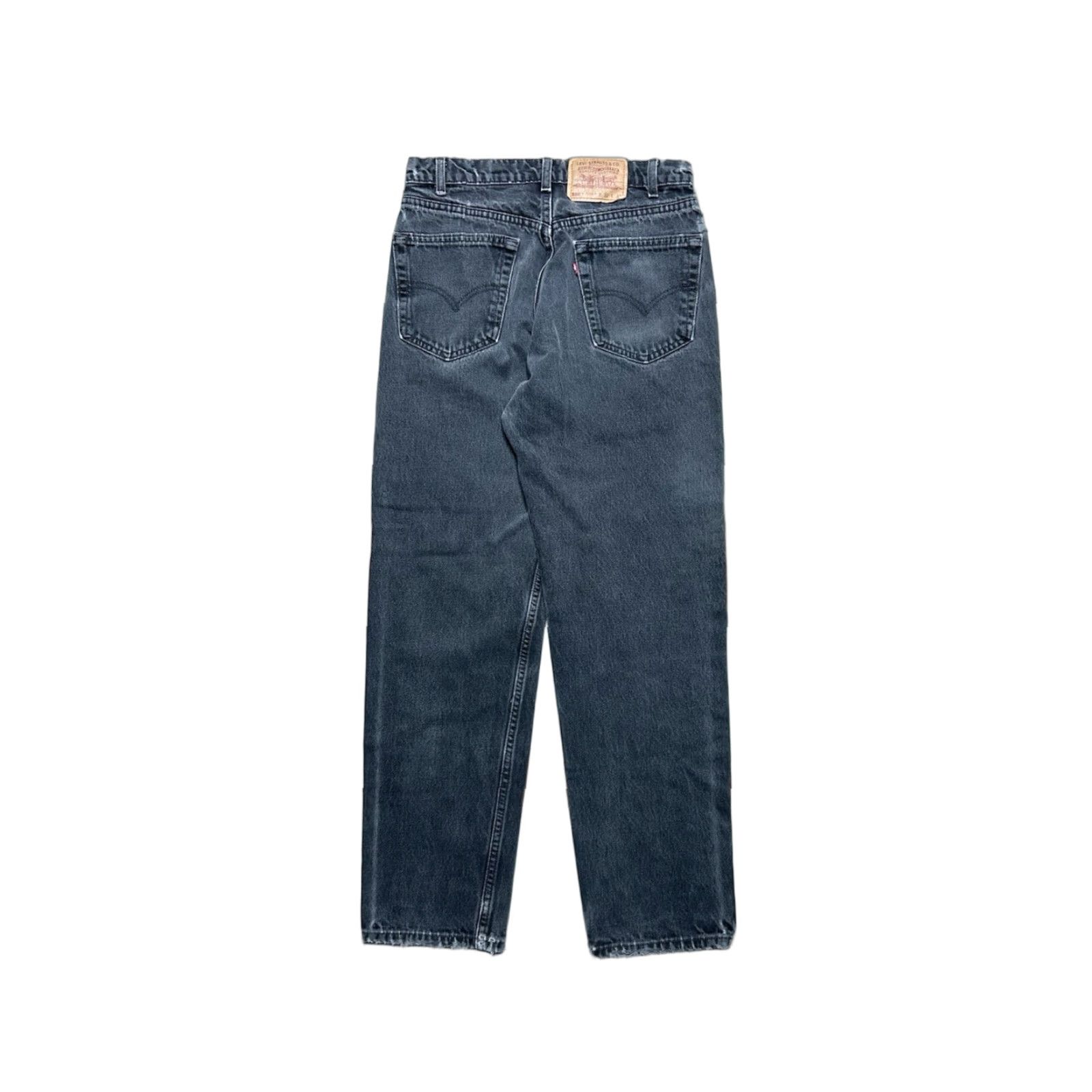 Levi's VINTAGE Levi’s 550 Jeans Men Regular 30x31 Black Distressed USA 90s Skater Relaxed Tapered Size US 30 / EU 46 - 1 Thumbnail