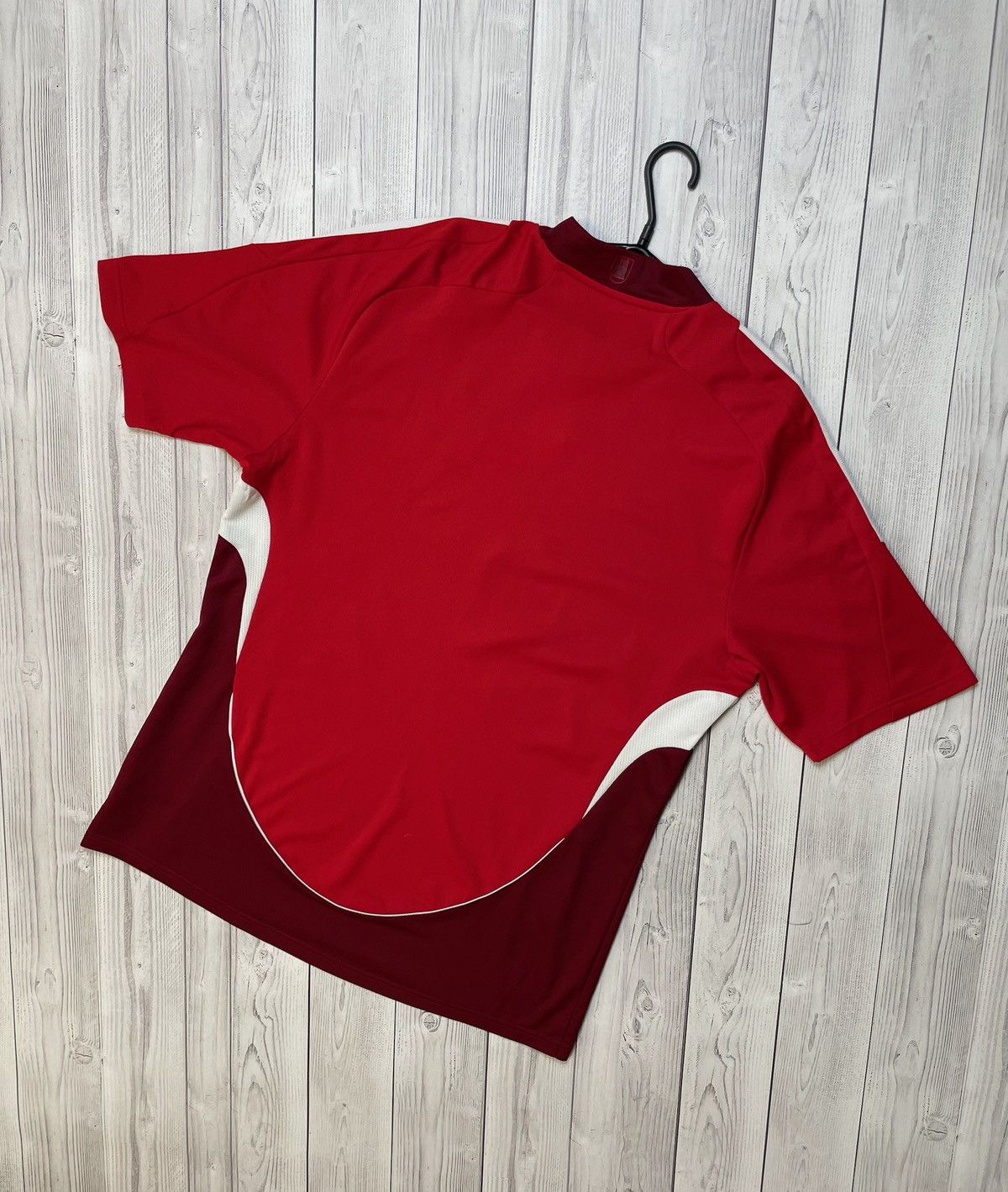 Other × Vintage Vintage Hamburg soccer jersey rare red away size XL Size US XL / EU 56 / 4 - 9 Thumbnail