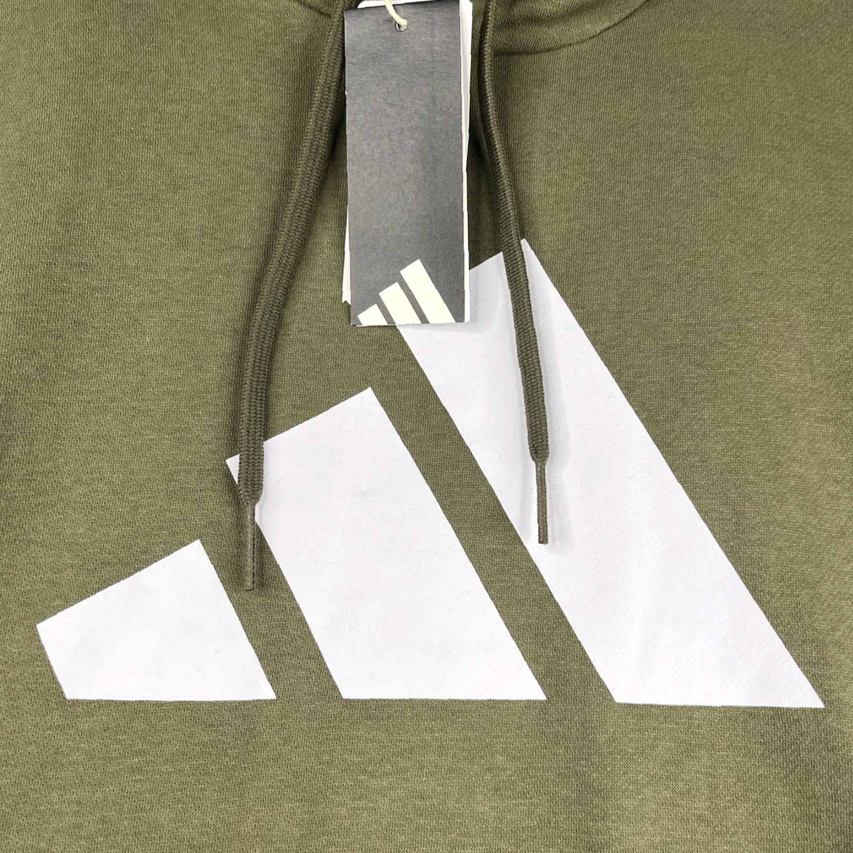 Adidas Adidas Hoodie Sweatshirt Mens M White Logo Pullover Hooded Pockets NWT Size US M / EU 48-50 / 2 - 3 Thumbnail