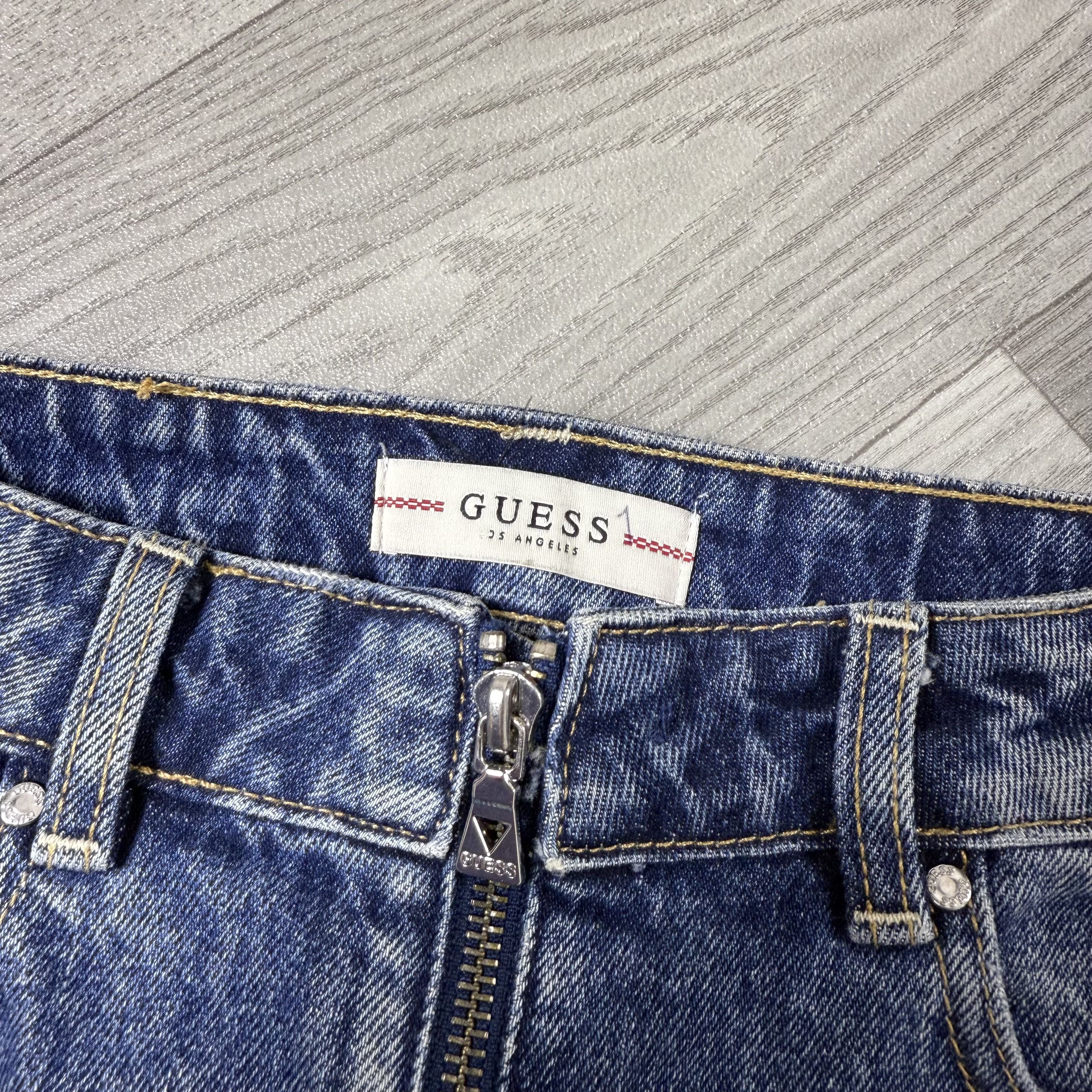 Guess Guess Women's Midi Denim Stonewashed Skirt Jeans 24 Size 24" / US 00 / IT 34 - 12 Thumbnail