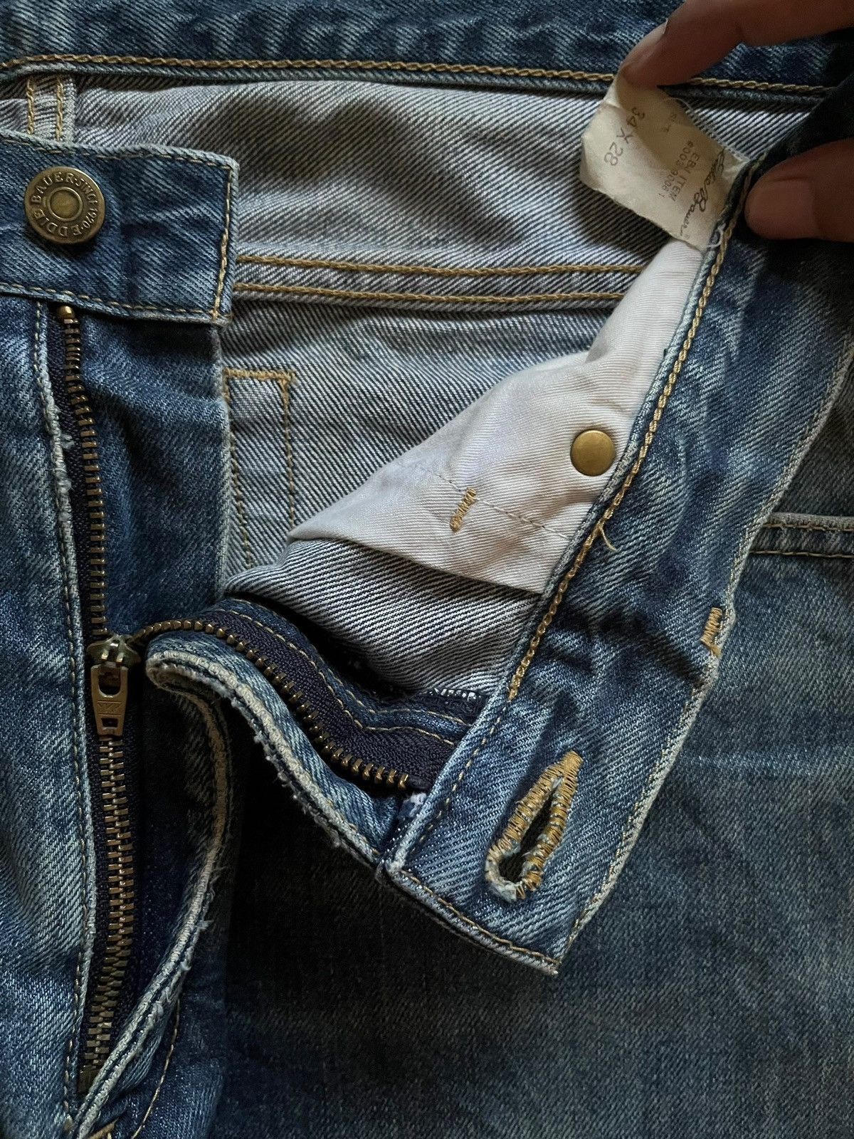 Japanese Brand Vintage Japanese Brand Mud Wash Distressed Baggy Jeans Size US 34 / EU 50 - 3 Thumbnail