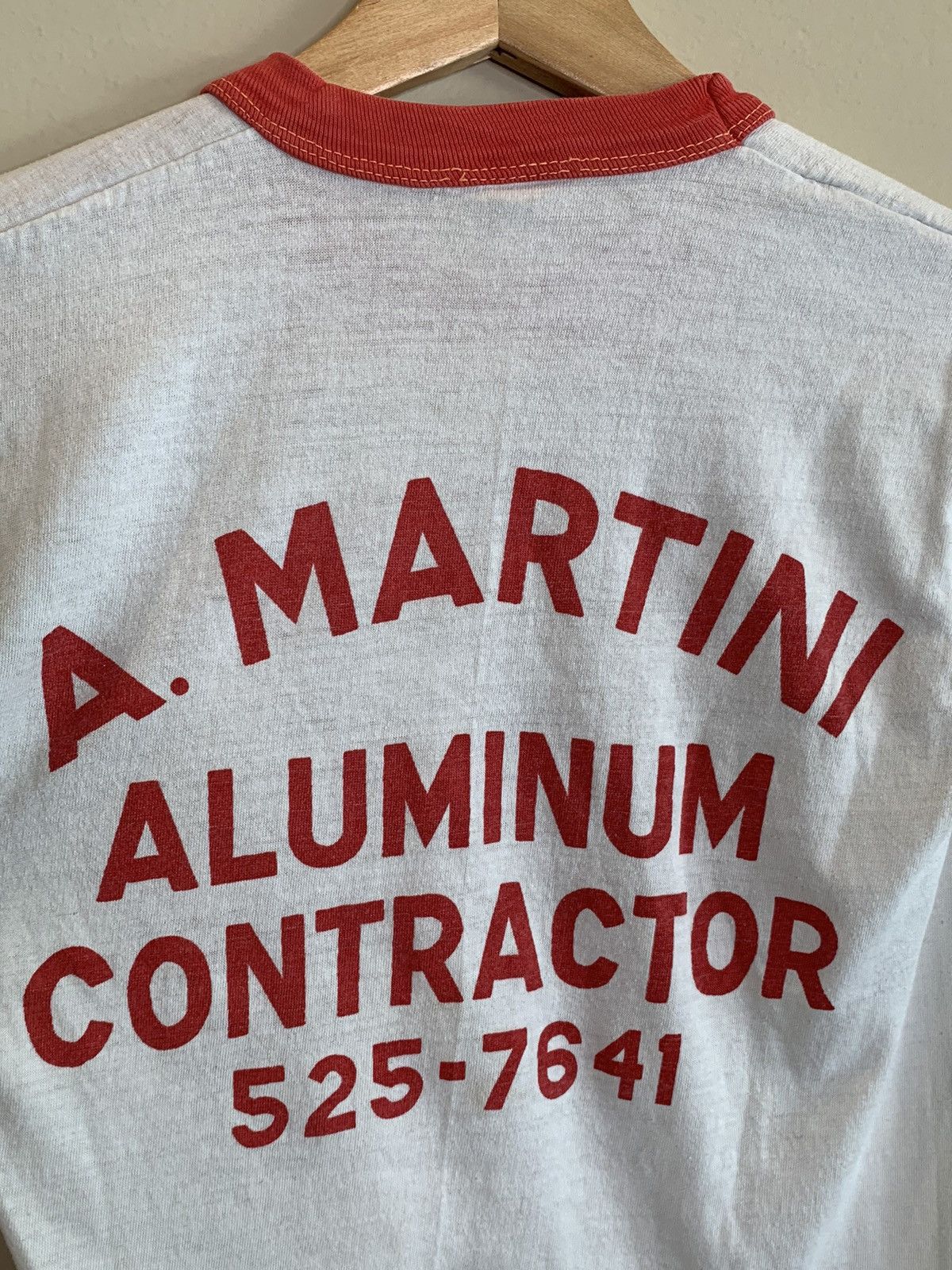 Vintage *RARE* Vintage 60’s Martini Contractor Single Stitch Shirt Size US XS / EU 42 / 0 - 3 Thumbnail