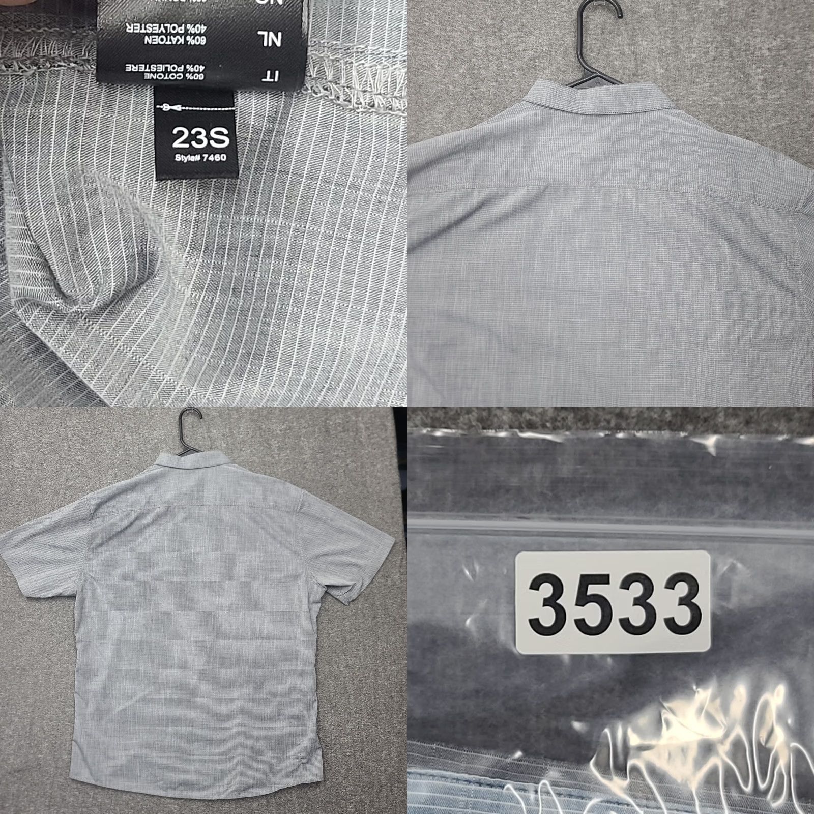 Vintage KÜHL Response Shirt Mens XL Short Sleeve Button Up Gray Plaid Outdoor Top Size US XL / EU 56 / 4 - 9 Thumbnail