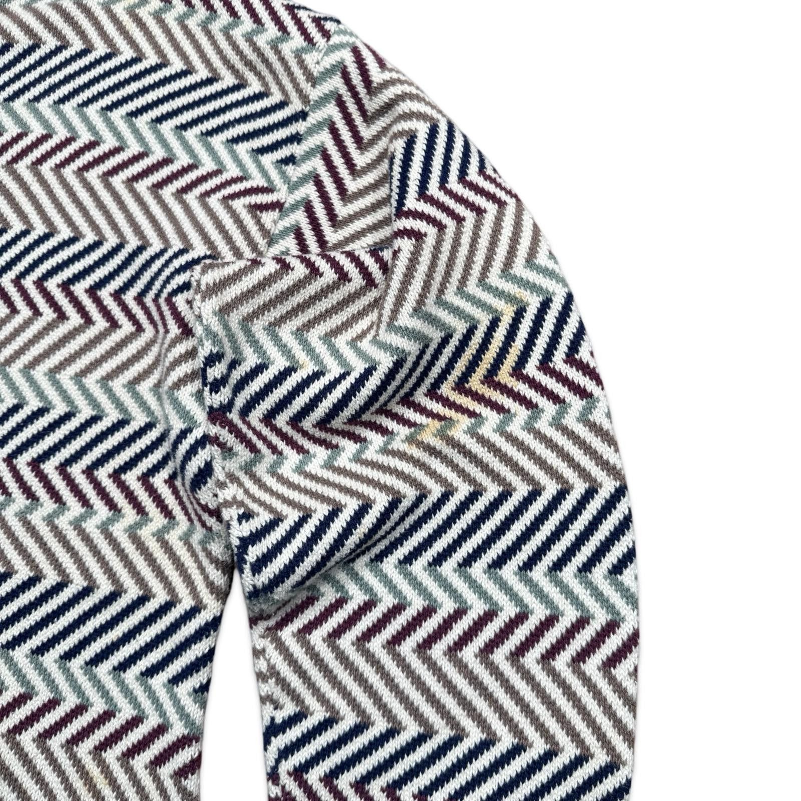 John Weitz John Weitz Vintage Patterned Herringbone Sweater Size US XL / EU 56 / 4 - 3 Thumbnail