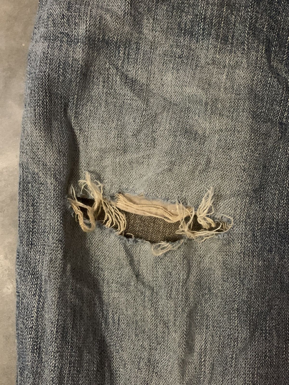 Wrangler Wrangler Distressed Flare Denim Jeans Size US 33 - 4 Thumbnail
