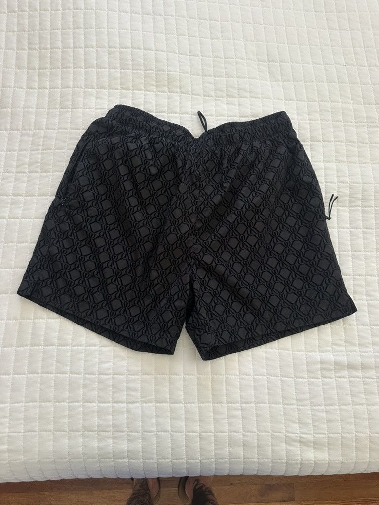 Kith Kith Flocked Monogram Mason Short in Nocturnal Size US 32 / EU 48 - 1 Thumbnail