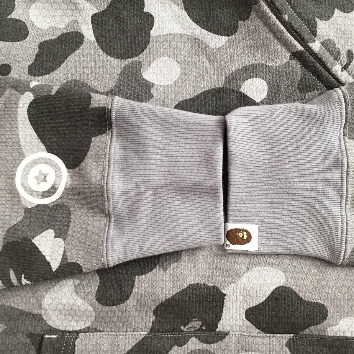 Bape BAPE HONEYCOMB CAMO SHARK FULL ZIP HOODIE a bathing ape Size US L / EU 52-54 / 3 - 7 Thumbnail
