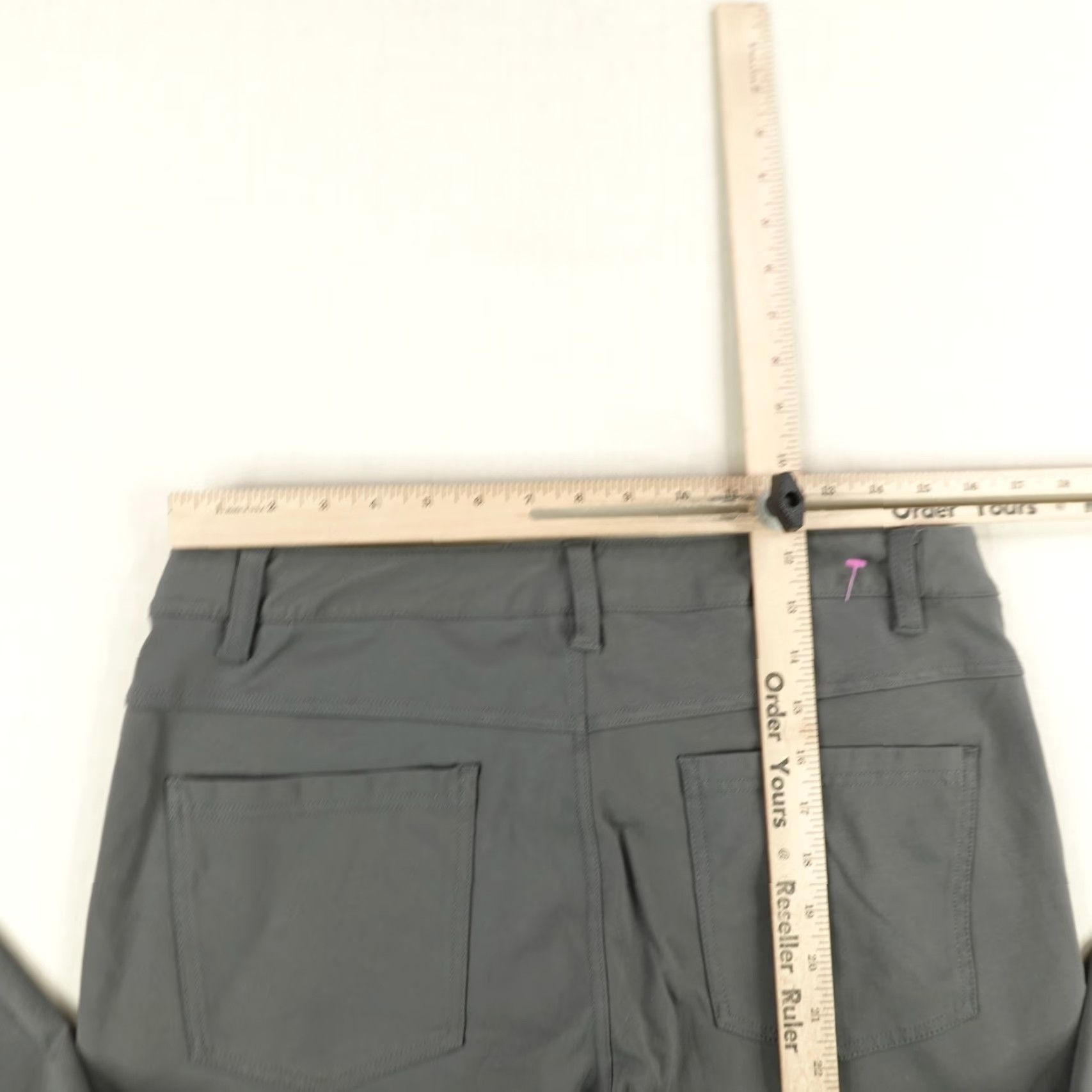 Vintage BYLT Pants Mens Large Gray Everyday Pant 2.0 Stretch Modern Chino Straight Fit Office Casual Men’s Style Men's Size US 33 - 7 Thumbnail
