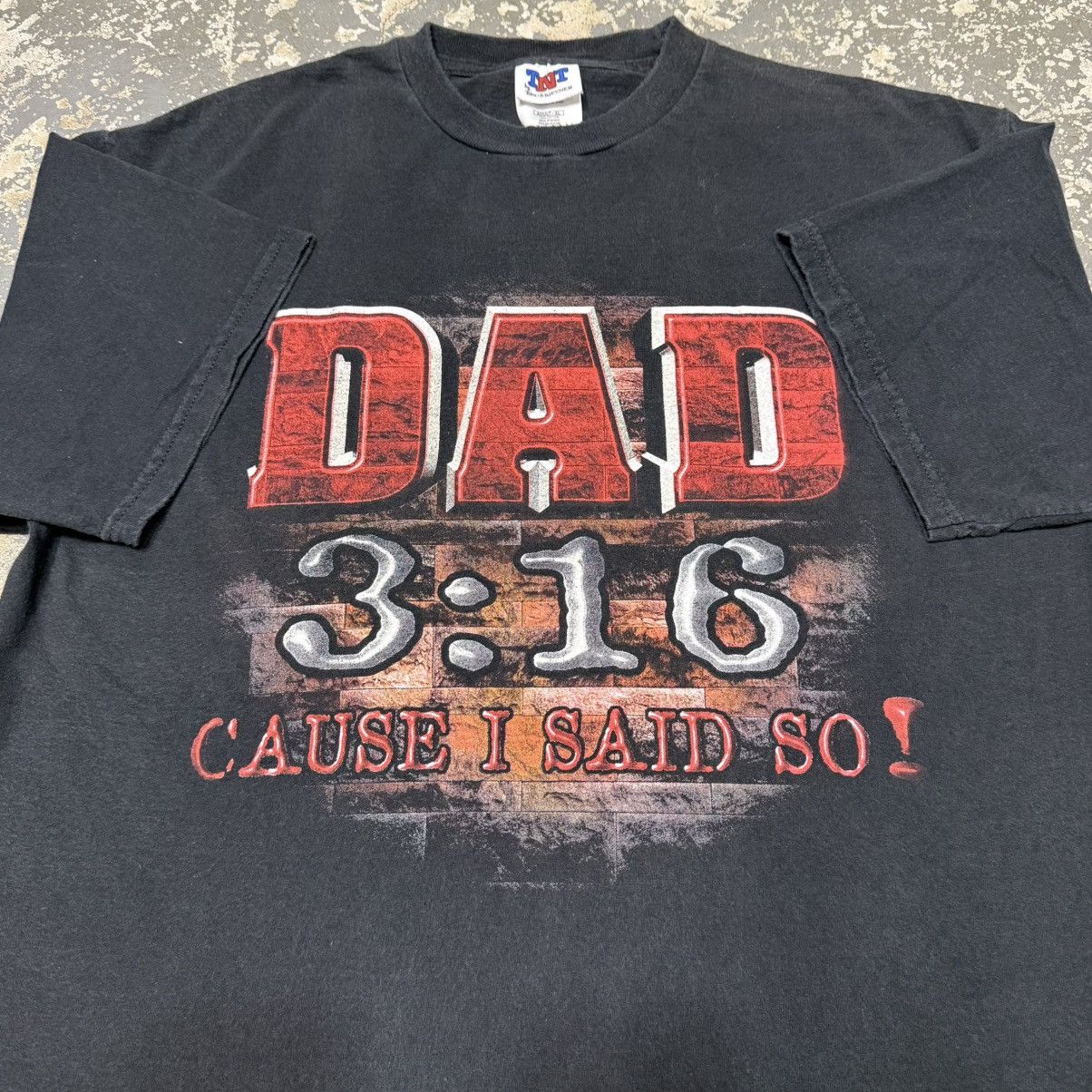 WWE Vintage Dad 3:16 Wrestling Stone Cold Spoof T Shirt WWF WWE Size US XL / EU 56 / 4 - 3 Thumbnail