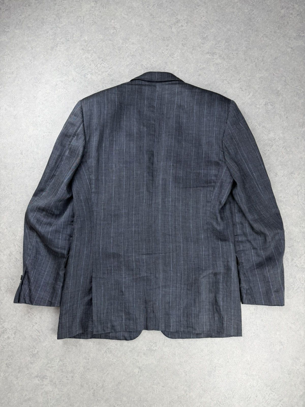 Corneliani Vintage Corneliani Gray Pinstripe Blazer Jacket Size 50R - 12 Thumbnail