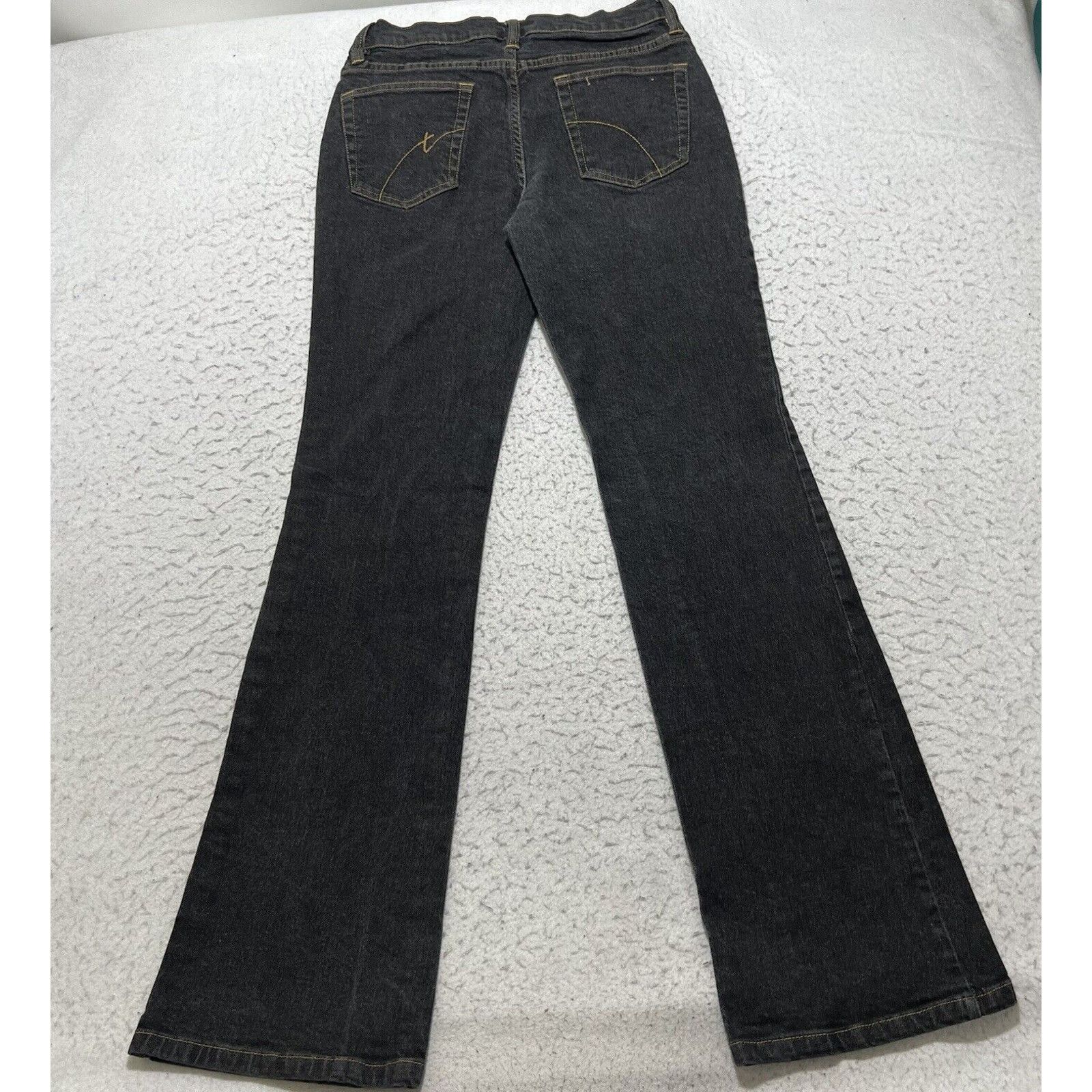 Tommy Hilfiger Vintage Tommy Hilfiger Jeans Flared Leg Gray Y2K Denim 2004 Size 28" / US 6 / IT 42 - 7 Thumbnail