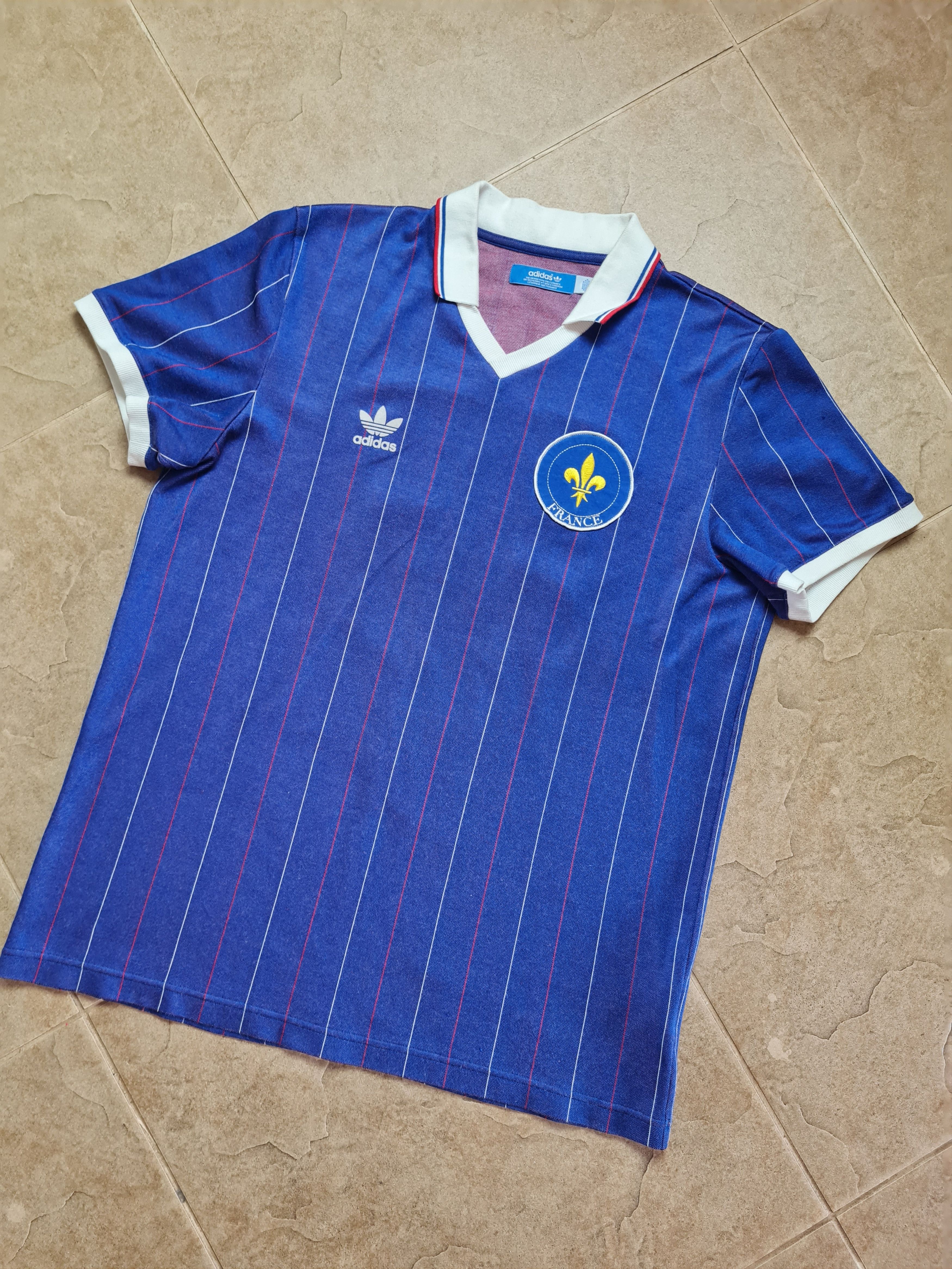 Adidas Vintage Retro Soccer Jersey France Football Shirt Adidas #10 Size US L / EU 52-54 / 3 - 5 Thumbnail
