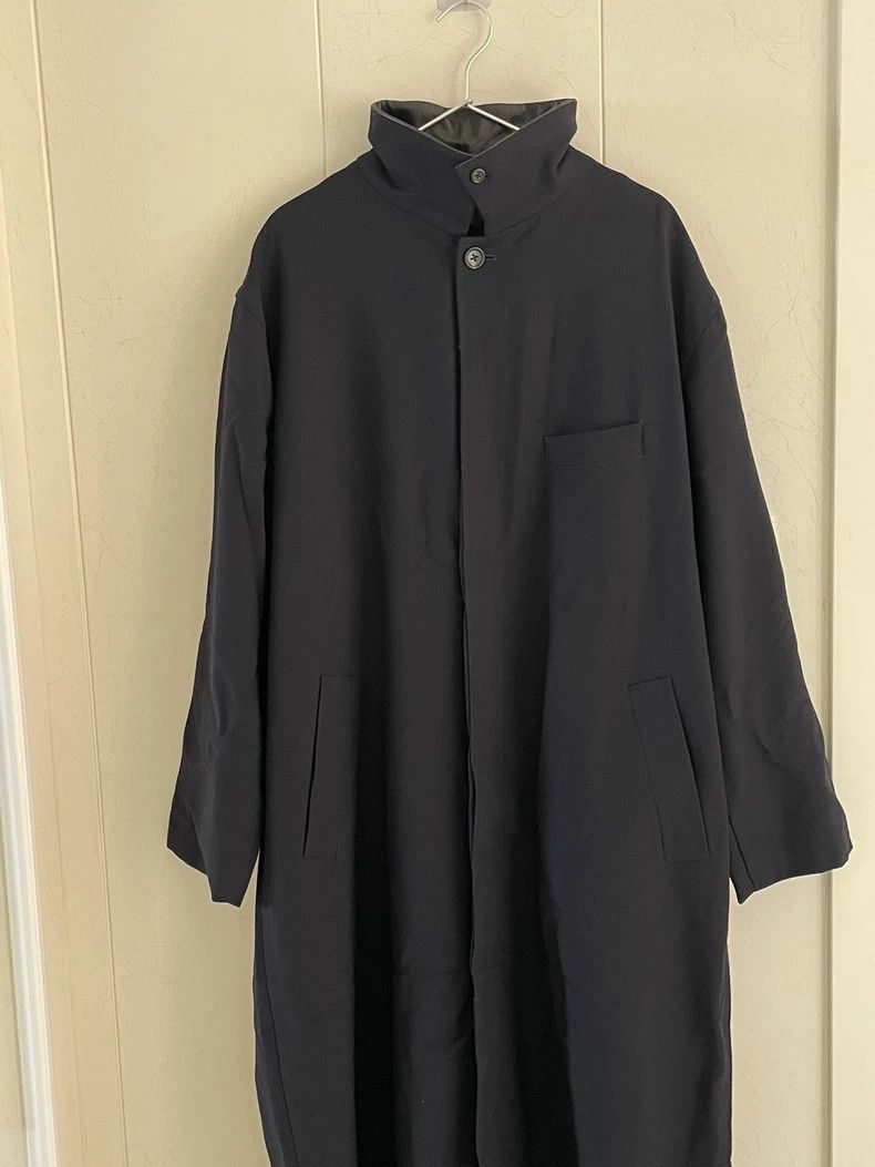 Yohji Yamamoto Yohji Yamamoto 91aw Mermaid Period Leather Collar Coat 2501 Size US M / EU 48-50 / 2 - 2 Thumbnail
