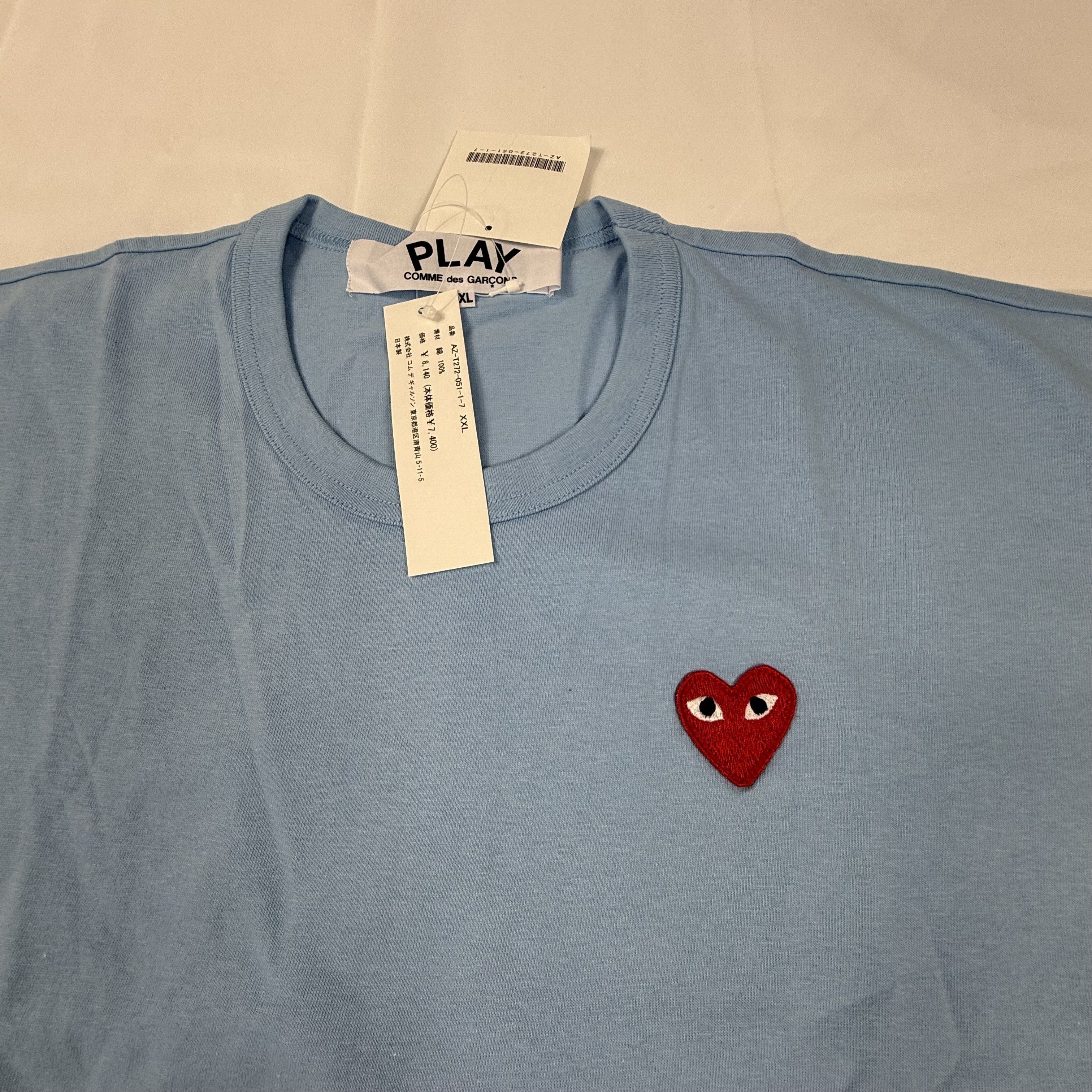 Comme des Garcons Comme des Garcons Play Heart Logo T-Shirt XXL Made in Japan Size US XXL / EU 58 / 5 - 2 Thumbnail