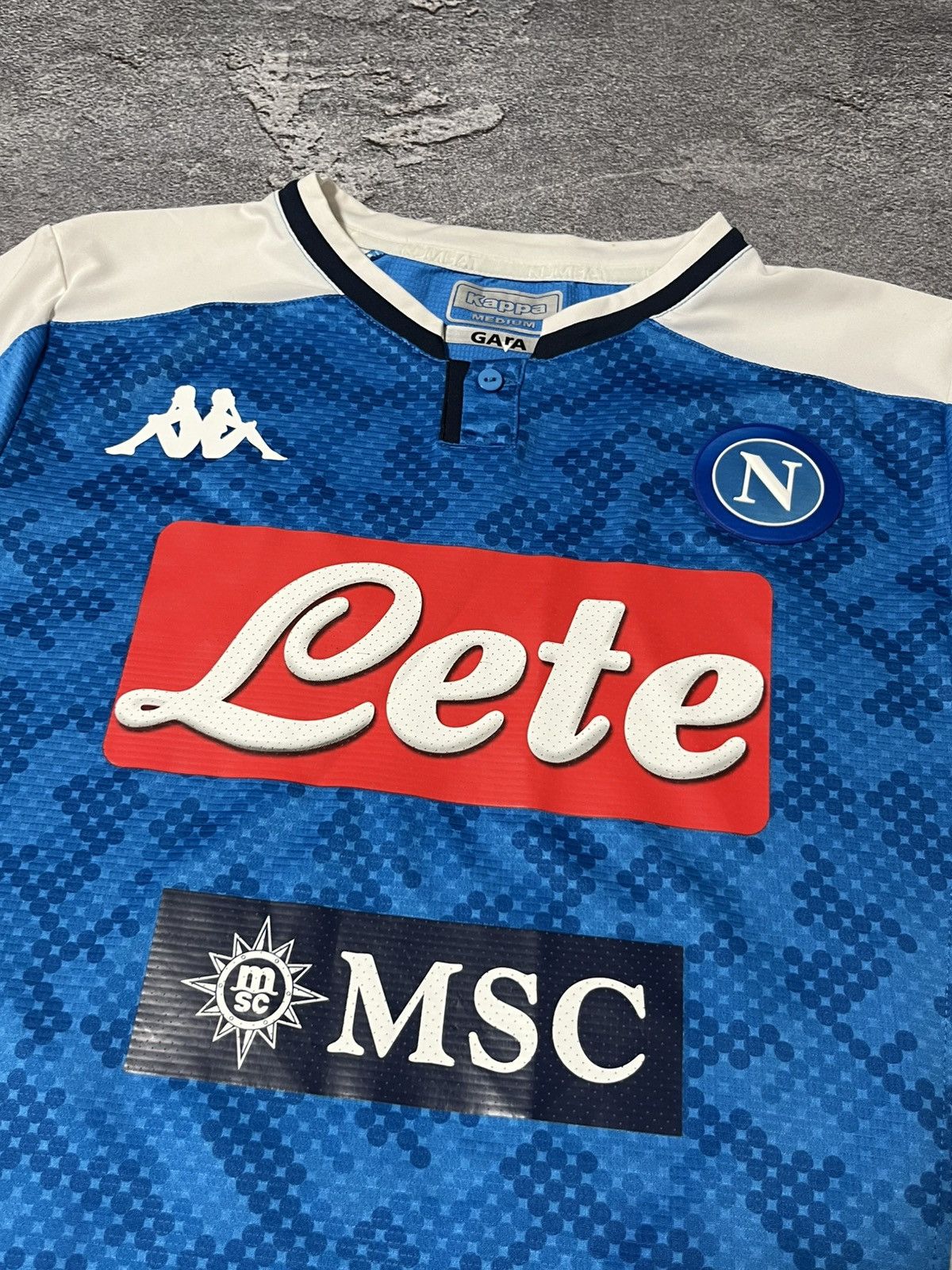 Kappa Kappa Napoli 2019-2020 Kombat Pro Soccer Jersey Shirt Size US M / EU 48-50 / 2 - 3 Thumbnail