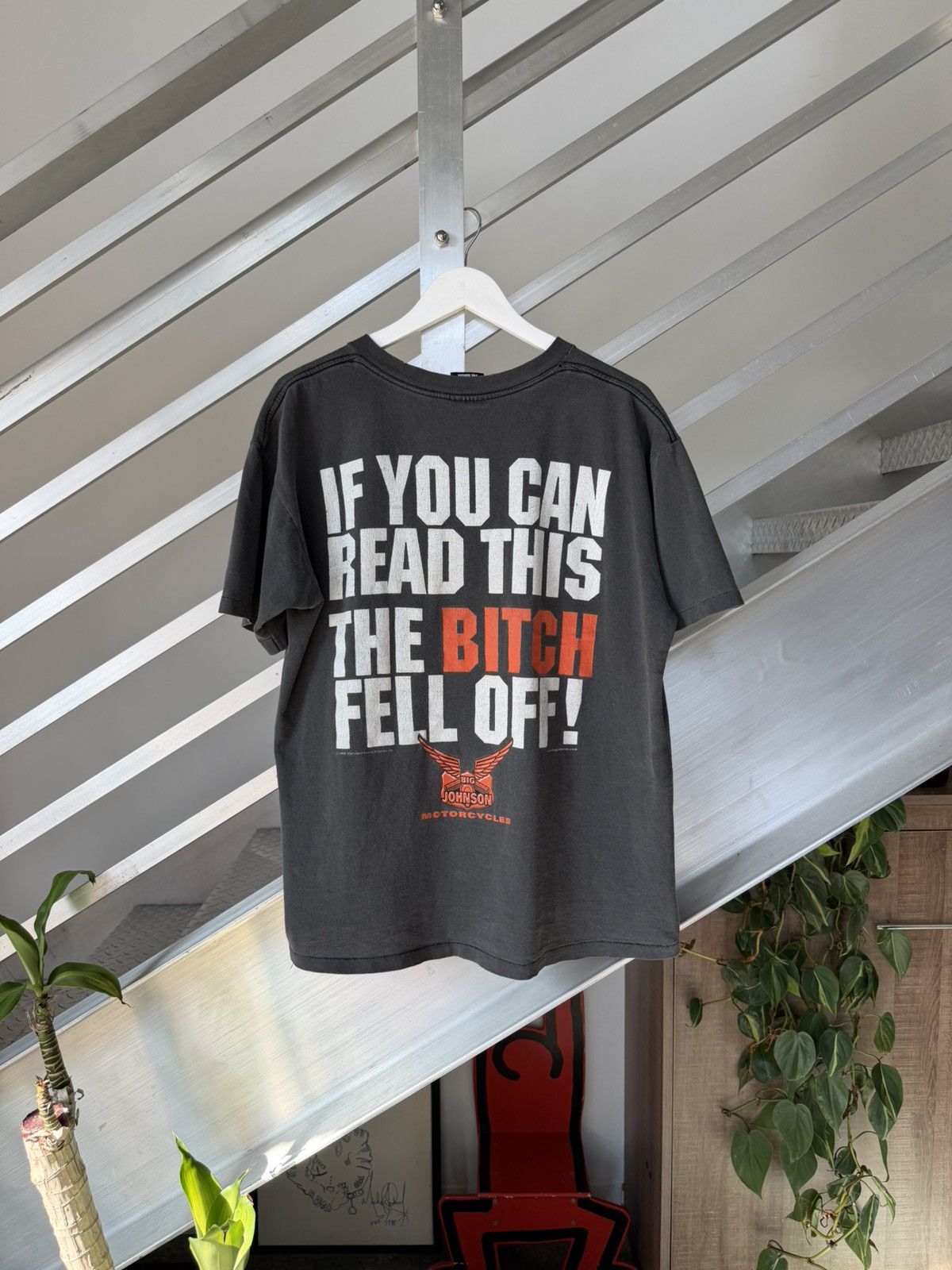 Other Vintage Big Daddy Motorcycles “The Bitch Fell Off” tee Size US XL / EU 56 / 4 - 1 Thumbnail