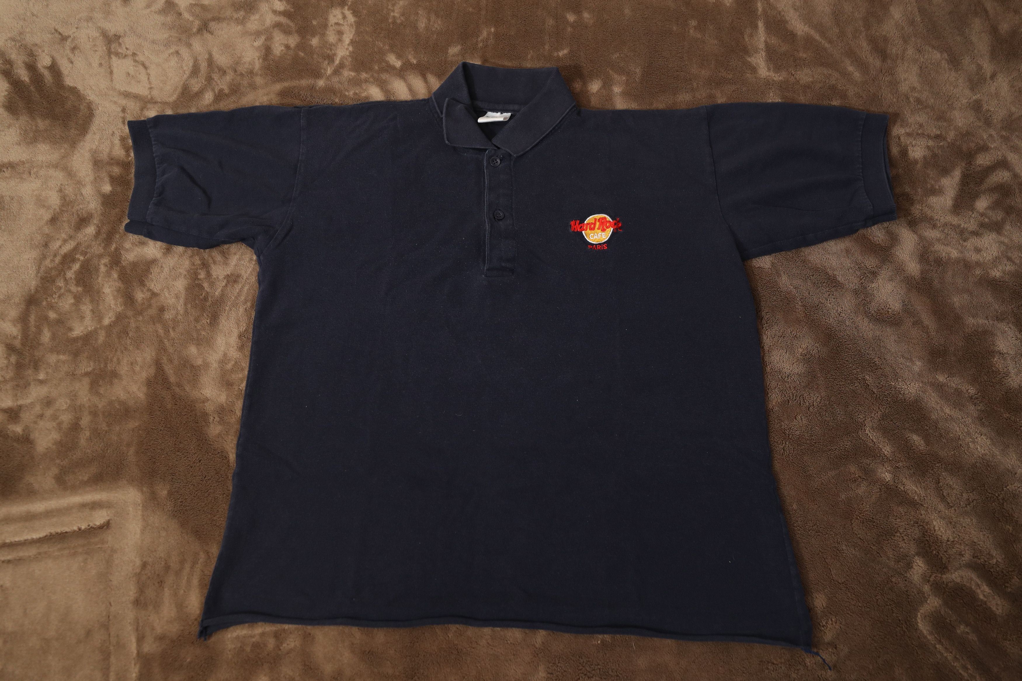 Hard Rock Cafe Vintage Hard Rock Cafe Paris Polo Shirt (M) Size US M / EU 48-50 / 2 - 3 Thumbnail