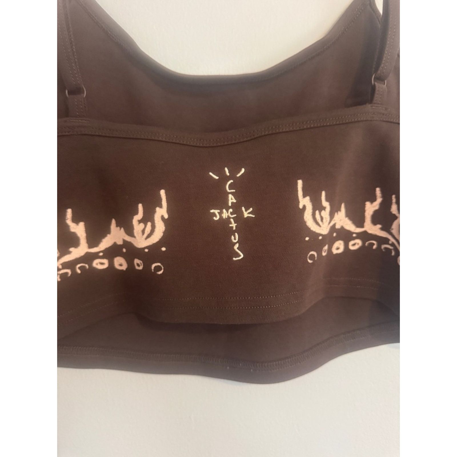 Other Cactus Jack by Travis Scott Sunshine Cropped Tank 'Brown' Size L / US 10 / IT 46 - 5 Thumbnail