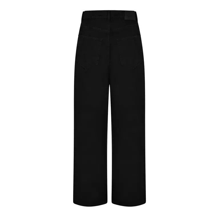 Balenciaga o1y0625 Denim Pant in Black Size 26" / US 2 / IT 38 - 2 Thumbnail