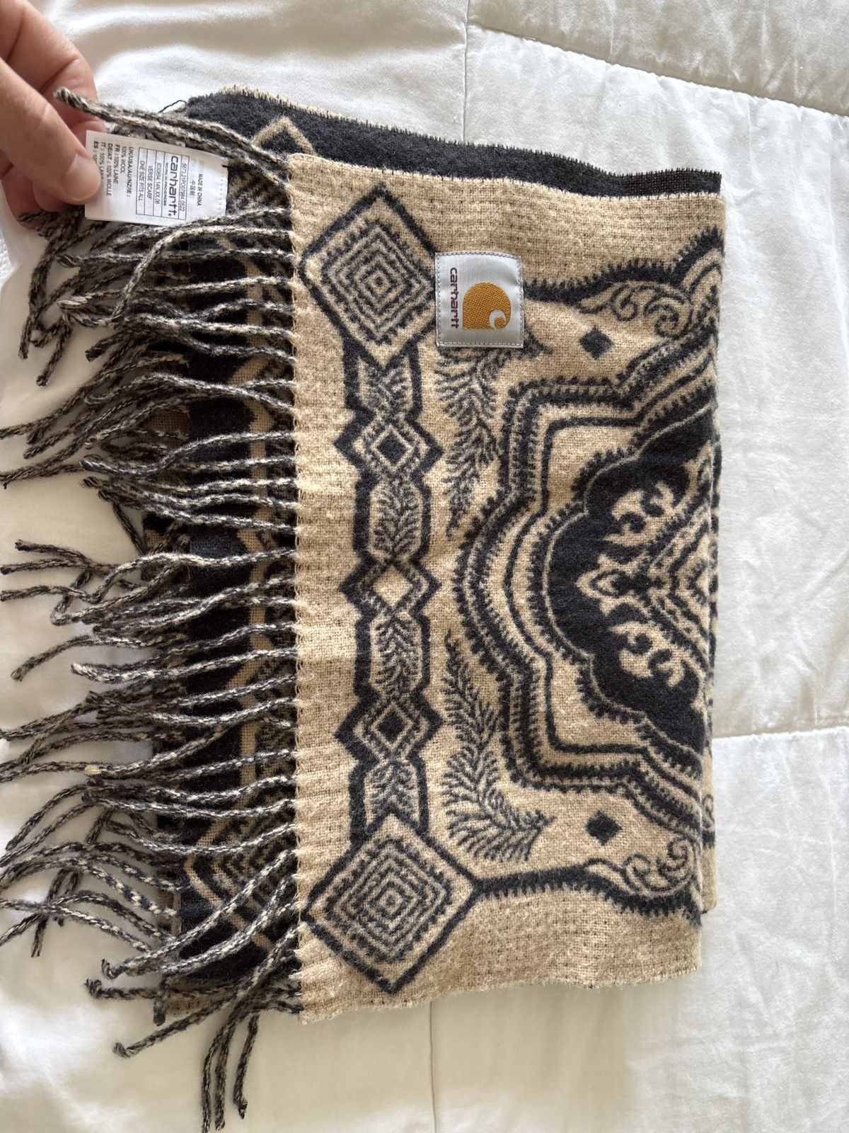 Carhartt Wip Carhartt WIP Verse Scarf – One Size – 100% Wool Size ONE SIZE - 1 Thumbnail