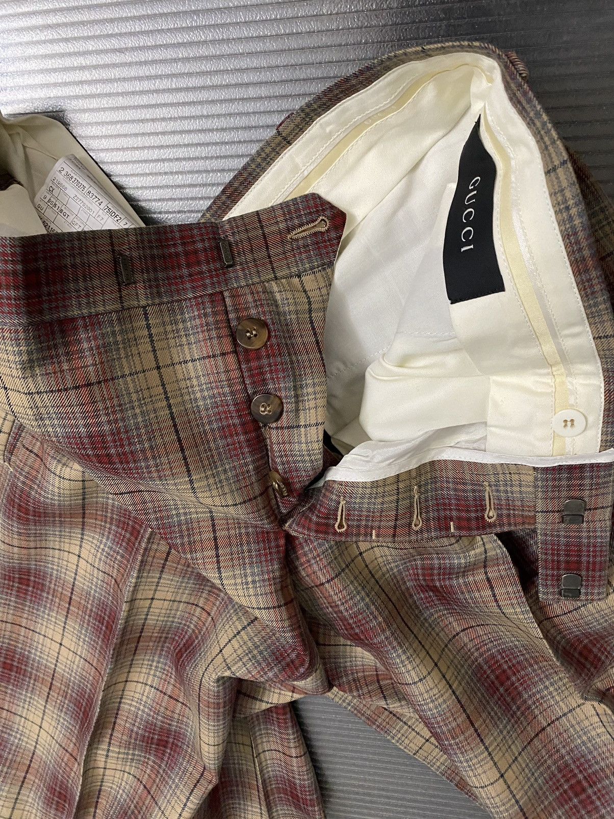 Gucci Gucci 🇮🇹 night crawler wool cosmopolitan slacks 50 36 NEW Size US 36 / EU 52 - 10 Thumbnail