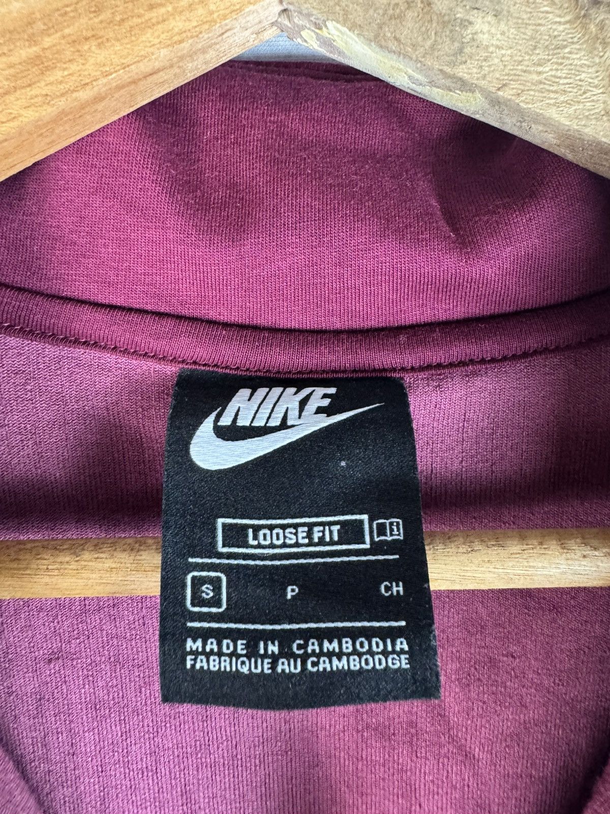 Nike Y2K style Nike rare baggy oversized velvet zip-up hoodie Size S / US 4 / IT 40 - 4 Thumbnail