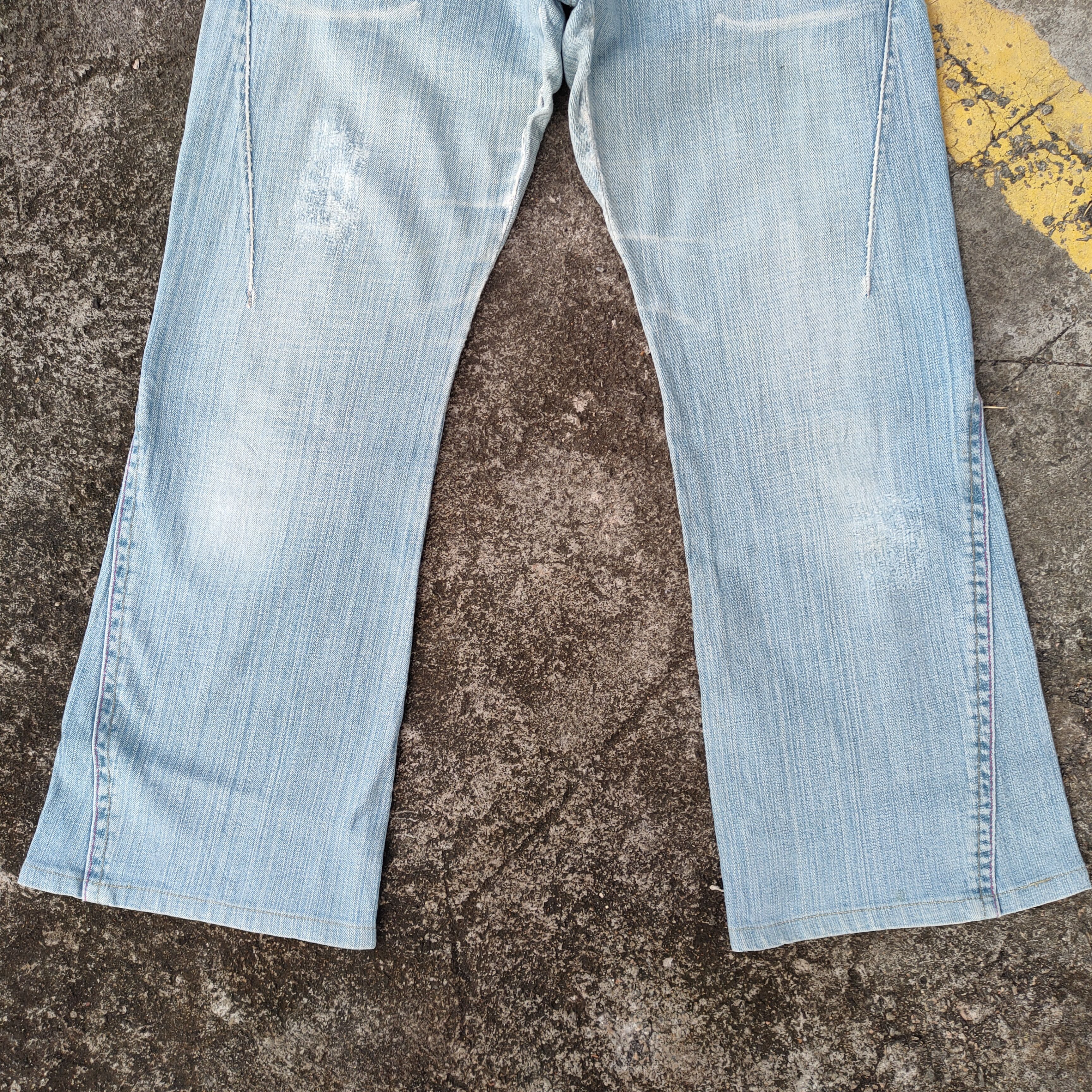 Japanese Brand Vintage Flare japanese vintage jeans denim pants Size US 32 / EU 48 - 3 Thumbnail