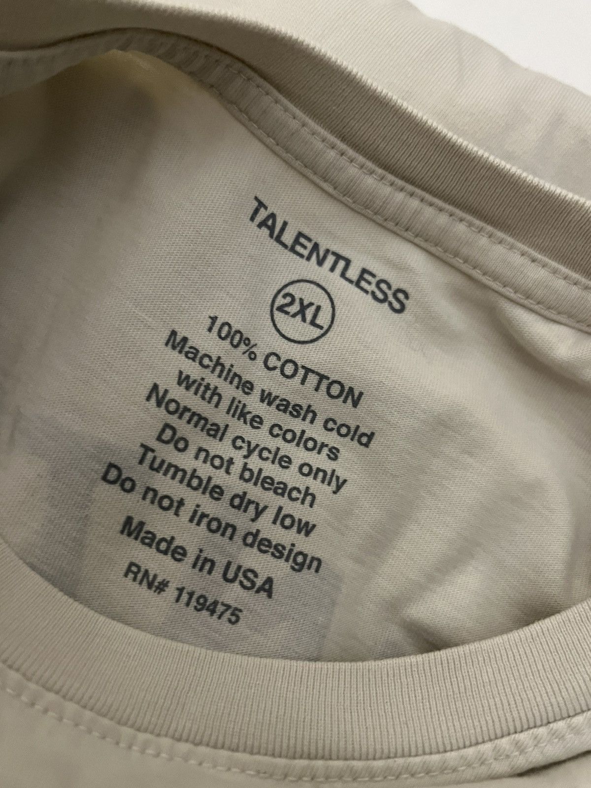 Talentless Talentless T-Shirt Size US XXL / EU 58 / 5 - 3 Thumbnail