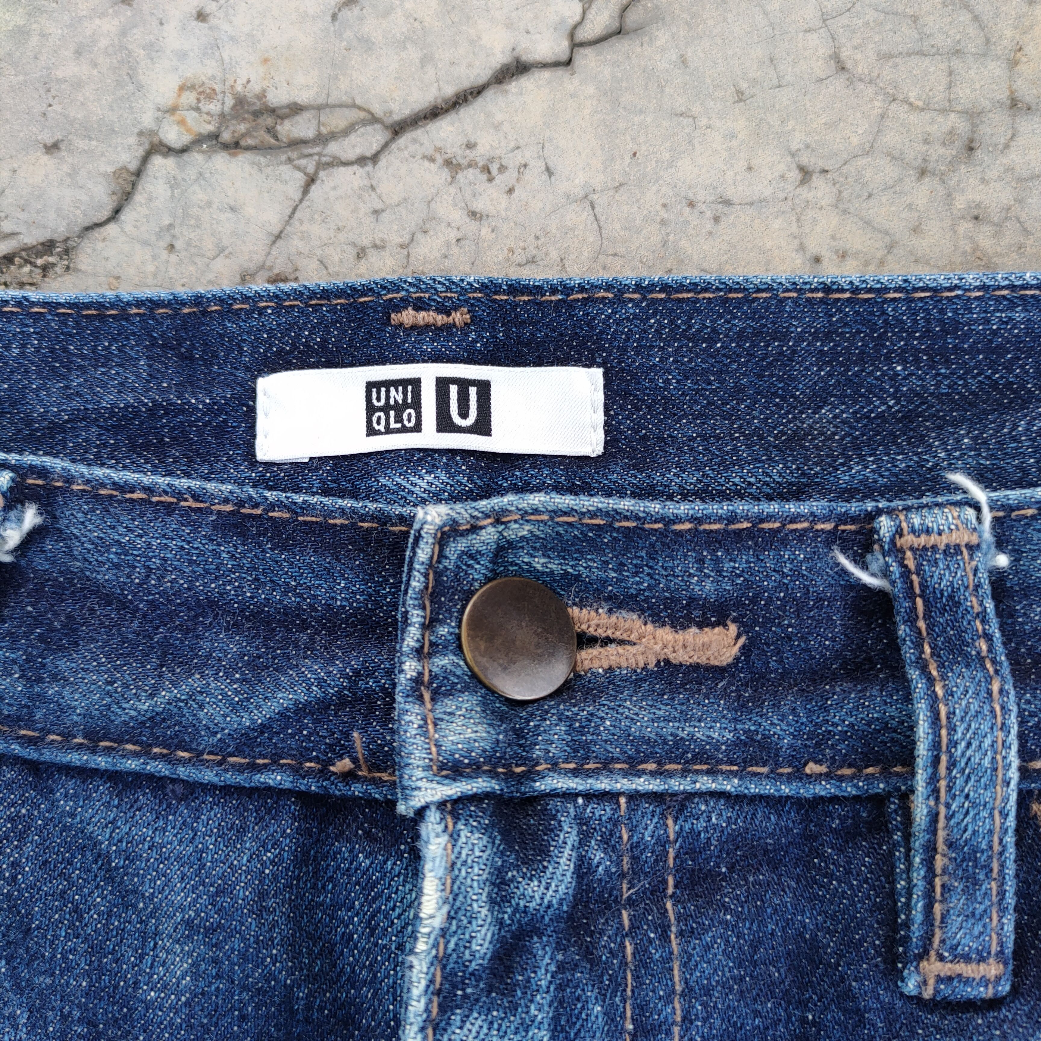 Japanese Brand W34 UNIQLO U FADED DISTRESSED JEANS PANTS Size US 34 / EU 50 - 5 Thumbnail