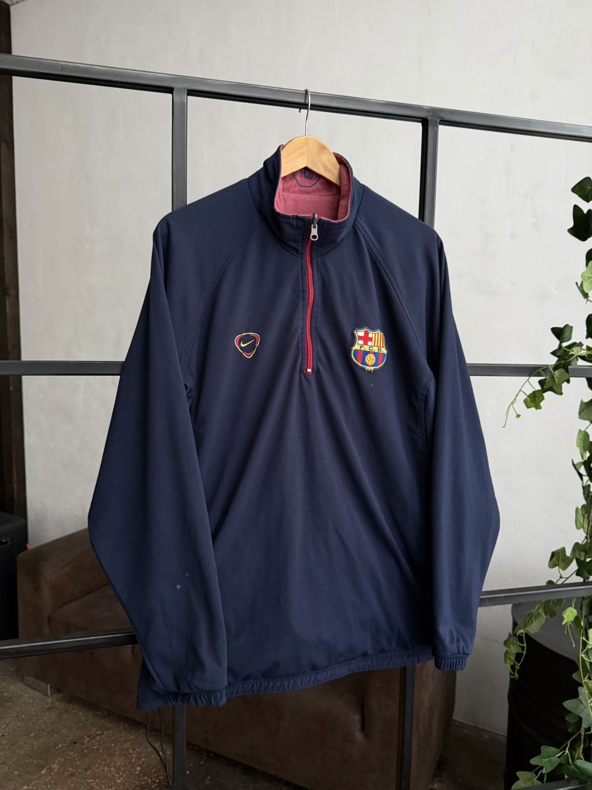 Nike Vintage Nike FC Barcelona Football Jacket Soccer Track Top Size US L / EU 52-54 / 3 - 2 Thumbnail
