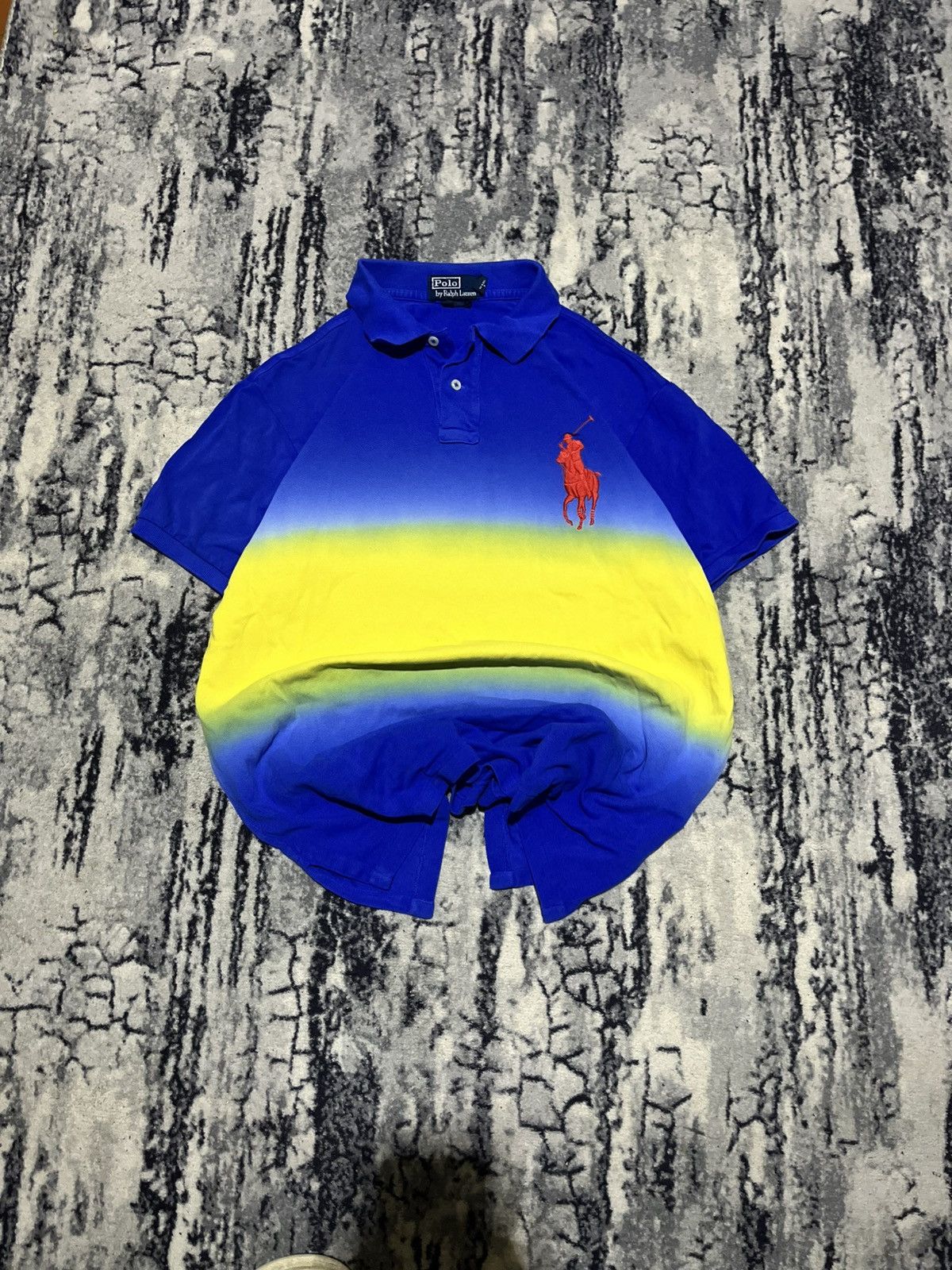 Polo Ralph Lauren RARE Vintage Polo Ralph Lauren "Sunset" / Gradient Big Pony Size US L / EU 52-54 / 3 - 1 Thumbnail