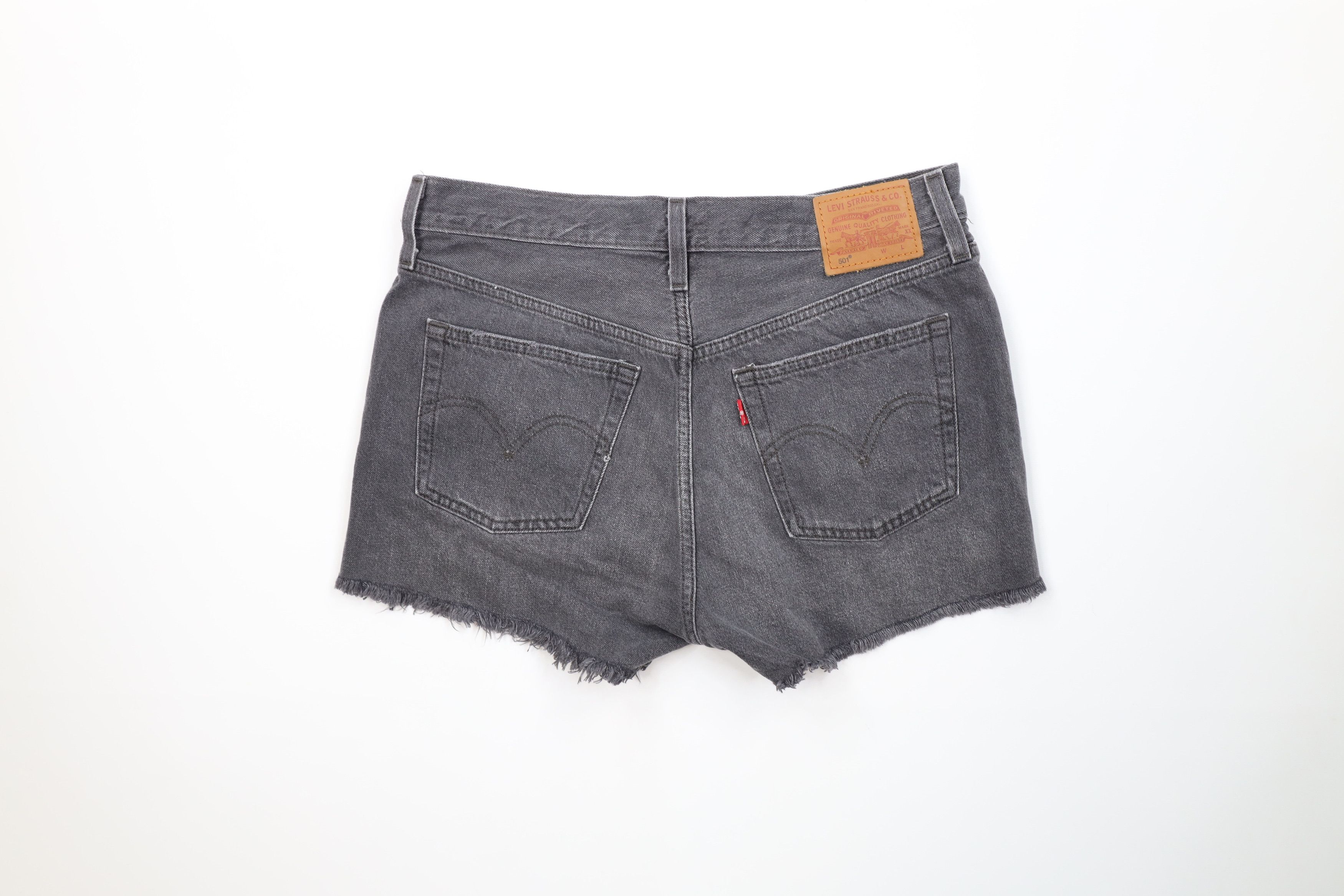 Levi's Vintage Y2K Levis 501 Cut Off Button Fly Original Fit Shorts Size 29" - 7 Thumbnail