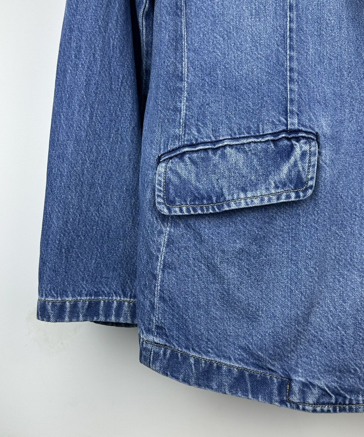 Polo Ralph Lauren Lauren Ralph Lauren City Blue Denim Blazer Jacket Size 10 Size M / US 6-8 / IT 42-44 - 3 Thumbnail