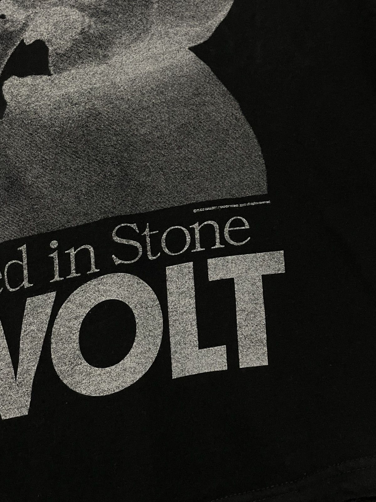 Hysteric Glamour Vintage Japan Designer - Rude Gallery Revolt Skull Tshirt Size US M / EU 48-50 / 2 - 5 Thumbnail