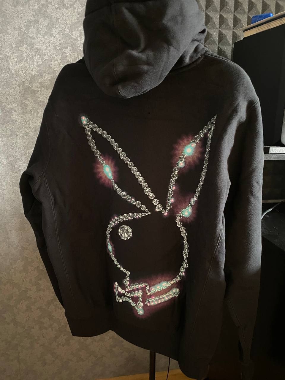 Playboy × Pleasures Pleasures x Playboy VVS Hoodie Size US L / EU 52-54 / 3 - 3 Thumbnail