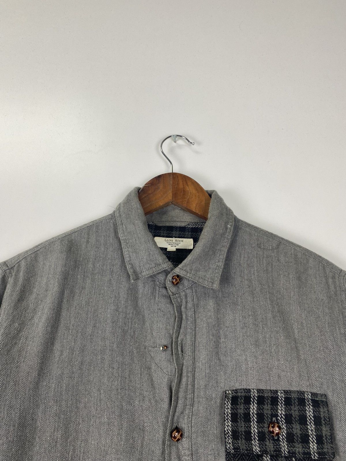 Japanese Brand Glove House Button Shirt Size US L / EU 52-54 / 3 - 7 Thumbnail