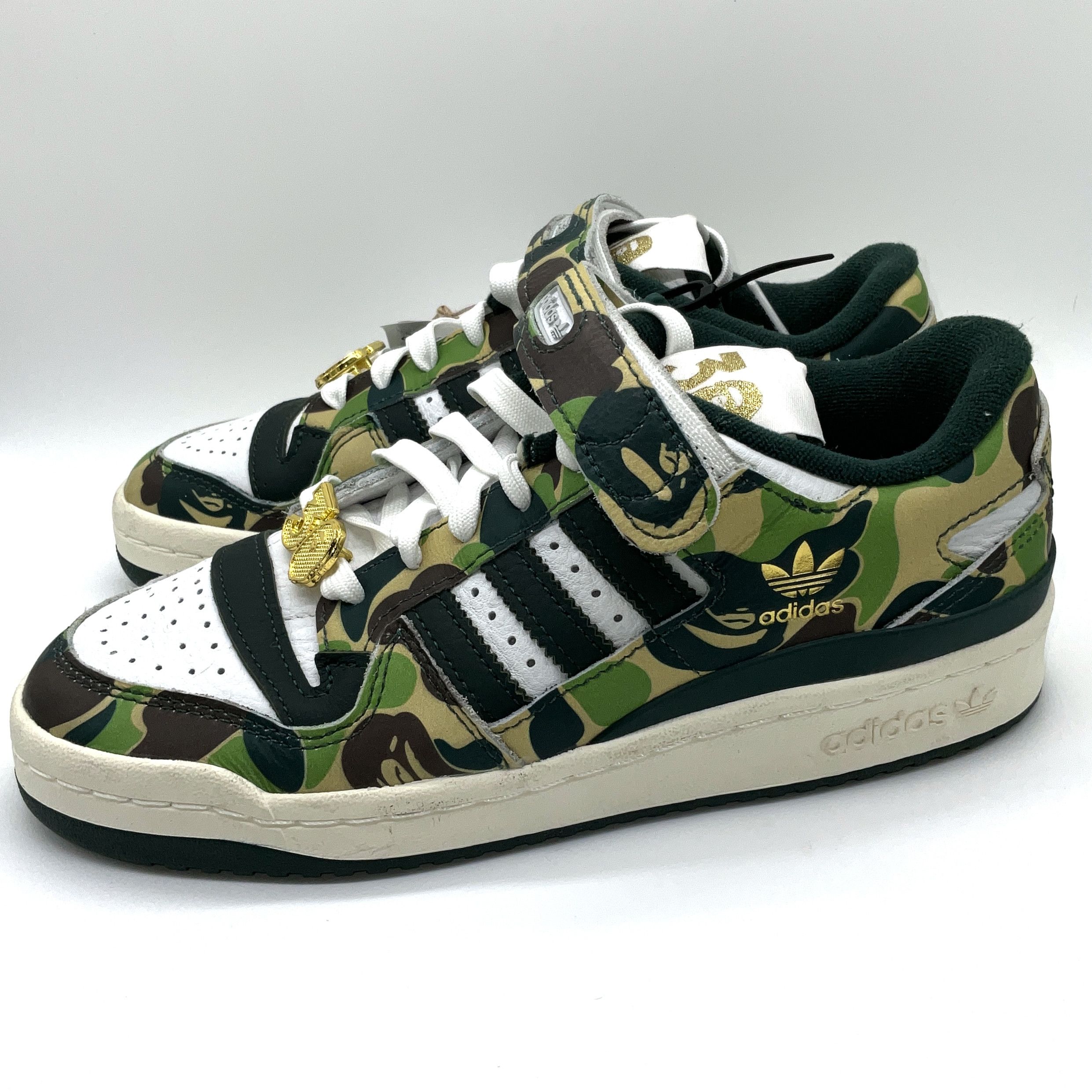 Bape x Adidas forum 84 low top sneakers