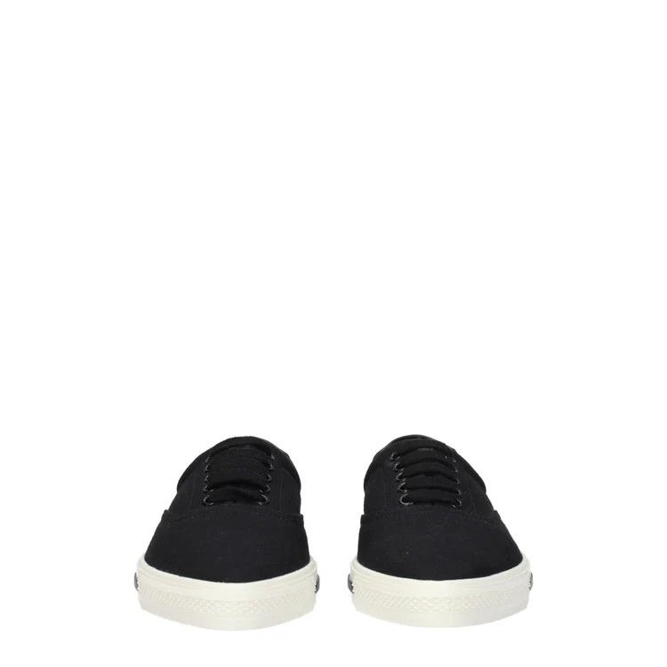 Saint Laurent Paris o1y0325 Logo Low-Top Sneakers in Black Size US 8.5 / EU 41-42 - 4 Thumbnail