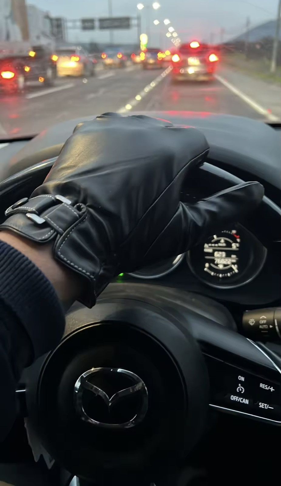 Designer Pu leather gloves business style Size ONE SIZE - 5 Thumbnail