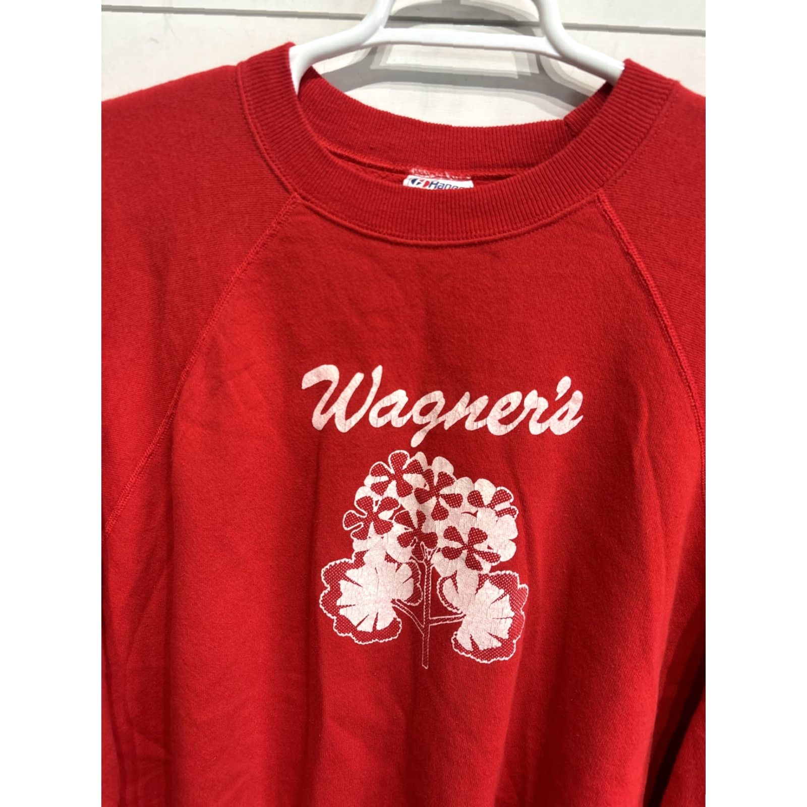 Hanes VINTAGE Hanes Sweatshirt Mens XXL Raglan Red Bowling Alley 80s Raglan Crew Neck Graphic Print Size US XXL / EU 58 / 5 - 2 Thumbnail