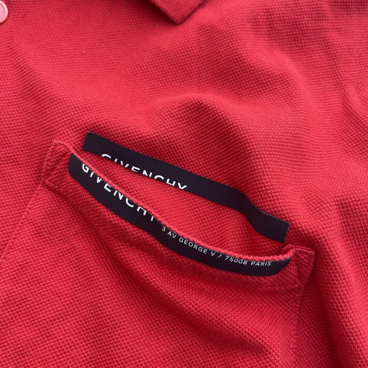 Givenchy GIVENCHY Tape Logo Pocket Polo Shirt Size US L / EU 52-54 / 3 - 4 Thumbnail