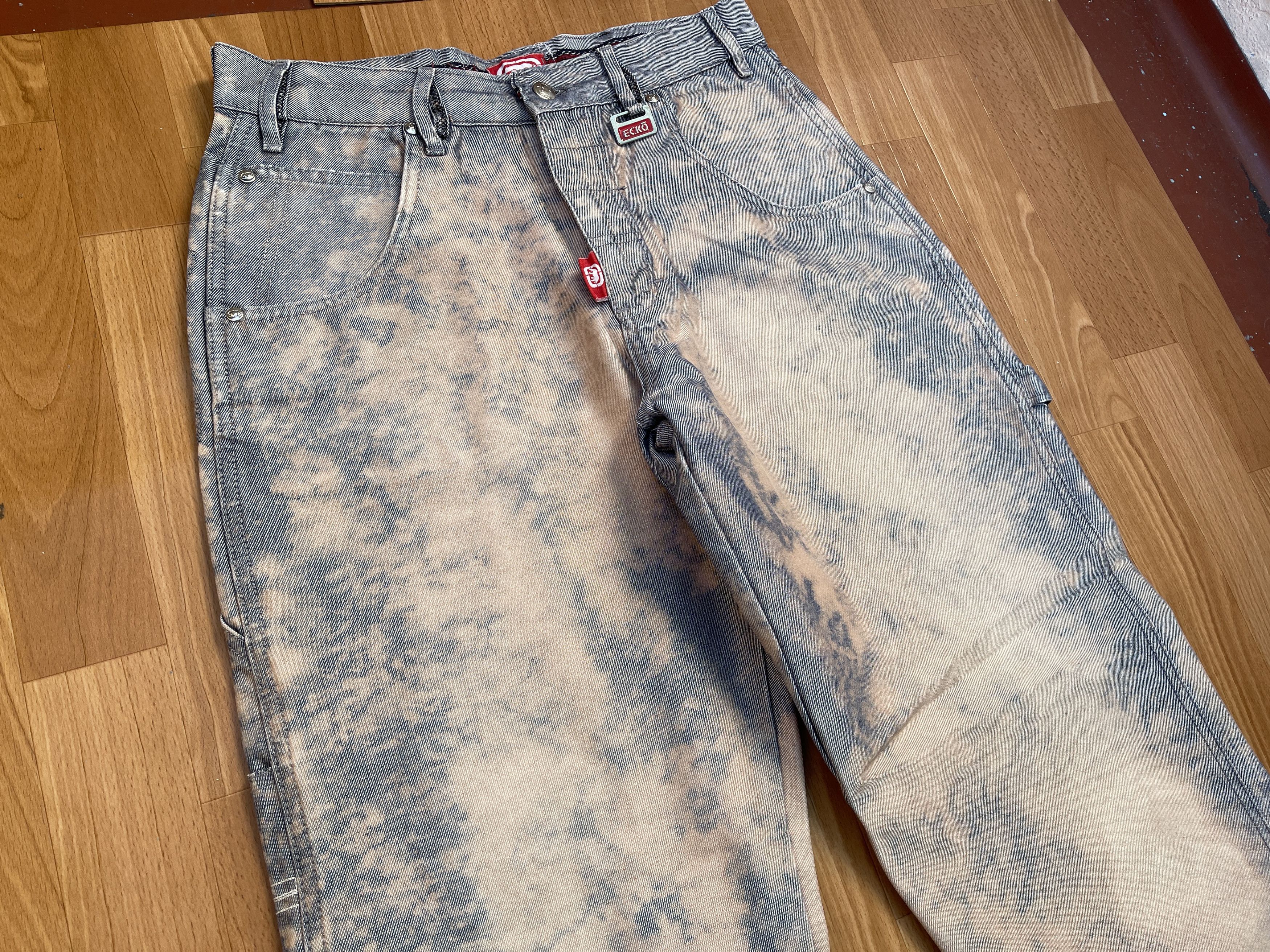 Ecko Unltd. Ecko Unltd jeans, baggy, vintage 90s hip hop skater Y2K W 32 Size US 32 / EU 48 - 11 Thumbnail