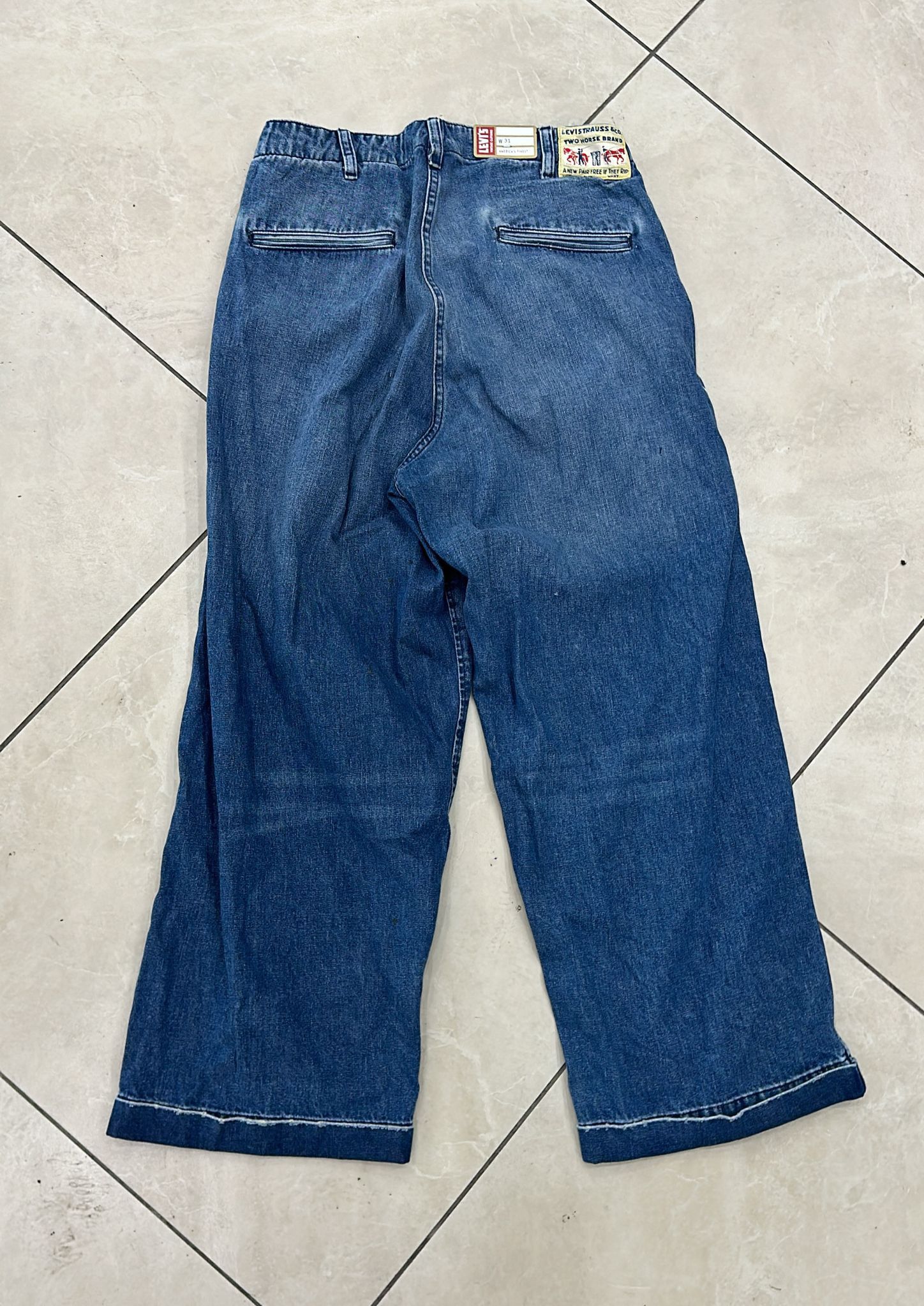 Levi's Vintage Clothing LVC Levi's Vintage Clothing 1920 BALLOON TWO HORSE JEAN RARE Size US 31 - 4 Thumbnail