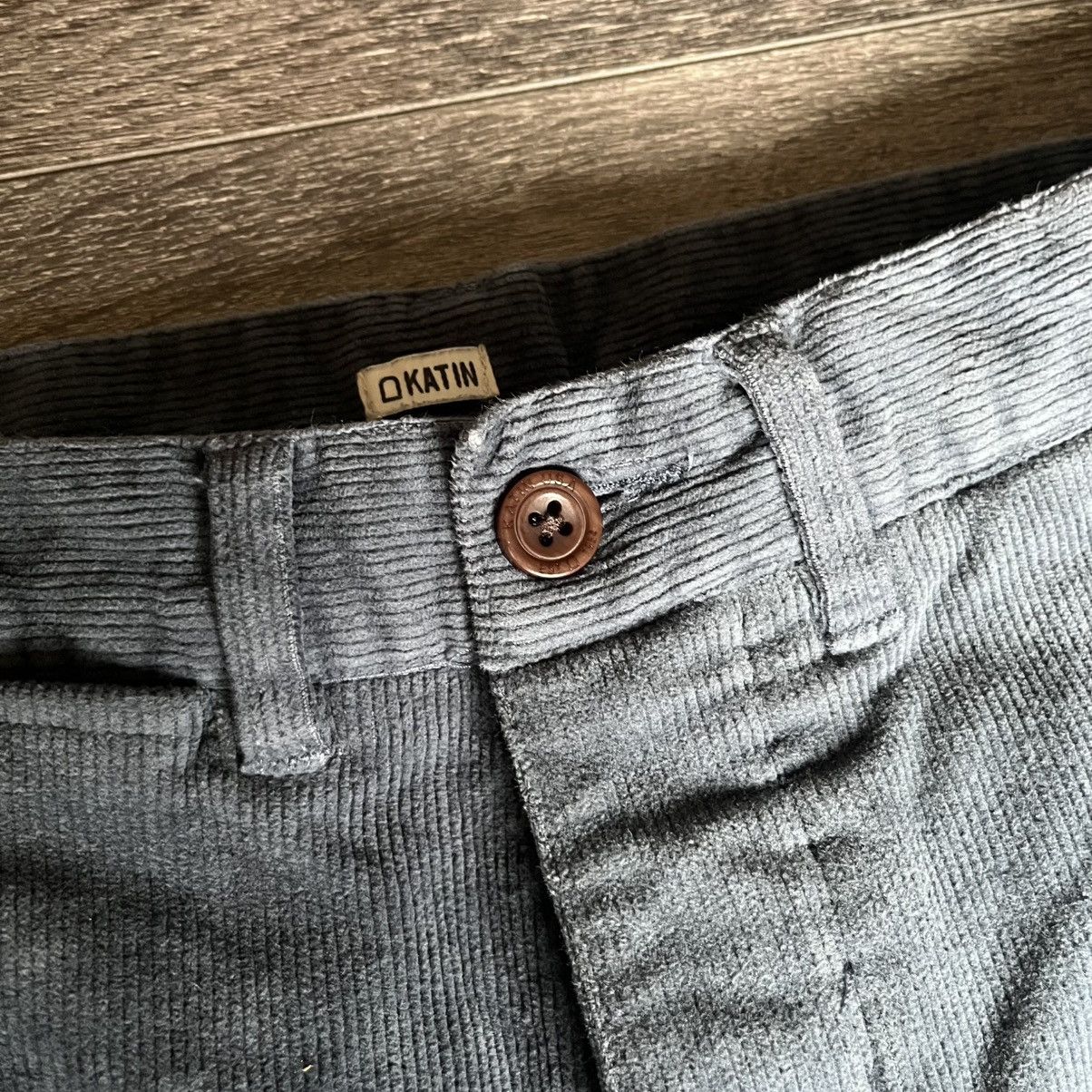 Katin Katin USA Blue Washed Corey Coin Pocket Corduroy Pants 28x30 Size US 28 / EU 44 - 7 Thumbnail