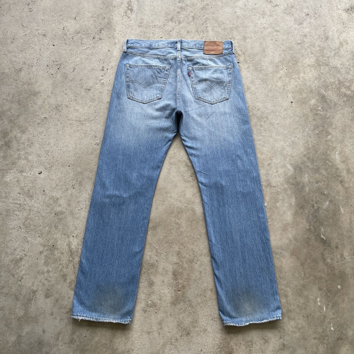 Levi's Vintage Clothing Levis 501 Big E Ripped Jean Faded Distressed Denim Pants W34 Size US 34 / EU 50 - 15 Thumbnail