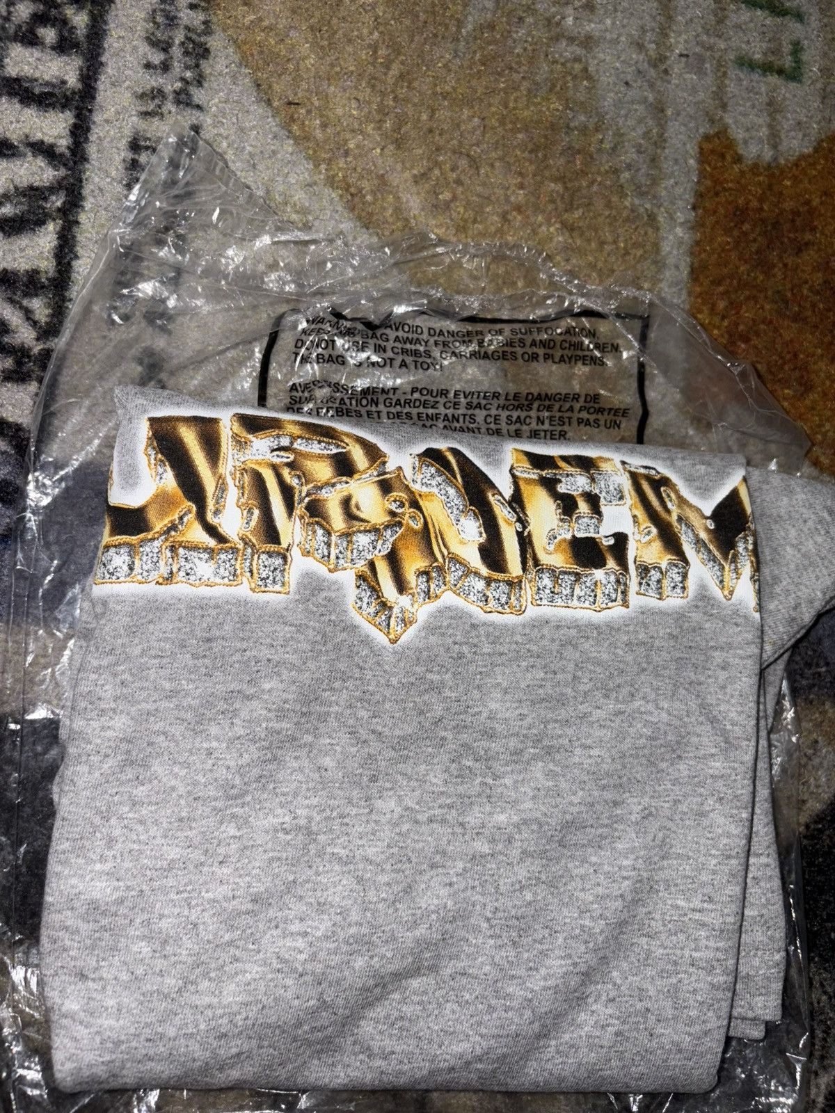 Supreme Supreme Diamond Tee Heather Grey Size US M / EU 48-50 / 2 - 3 Thumbnail